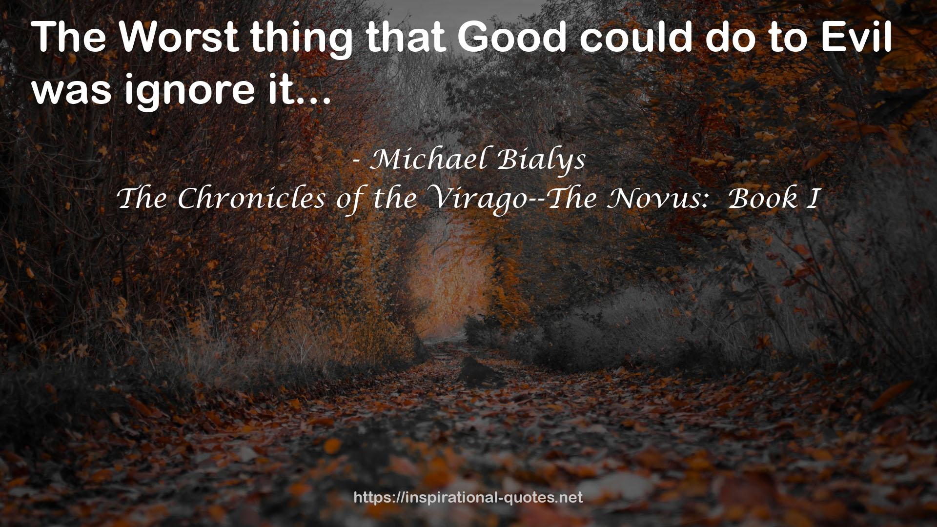The Chronicles of the Virago--The Novus:  Book I QUOTES