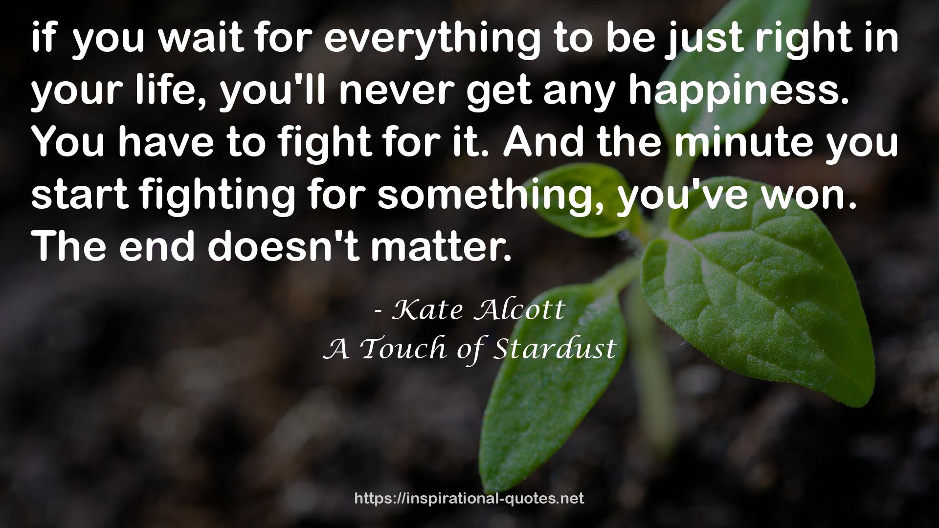 A Touch of Stardust QUOTES