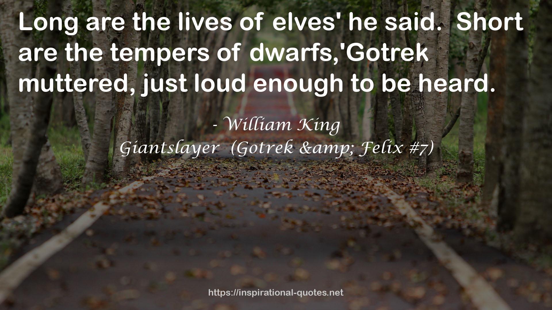 Giantslayer  (Gotrek & Felix #7) QUOTES