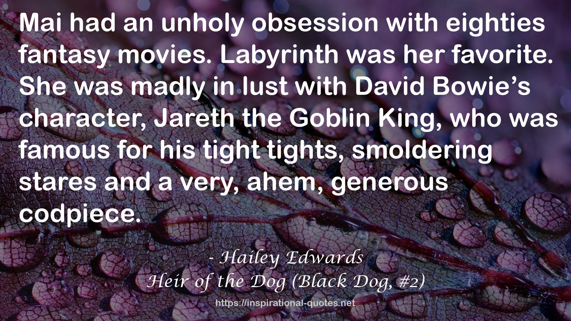 Heir of the Dog (Black Dog, #2) QUOTES