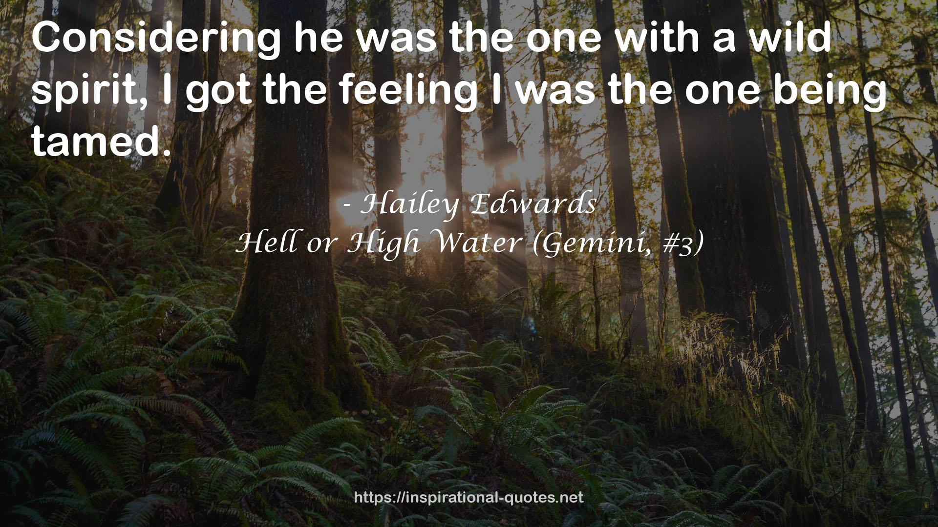 Hell or High Water (Gemini, #3) QUOTES