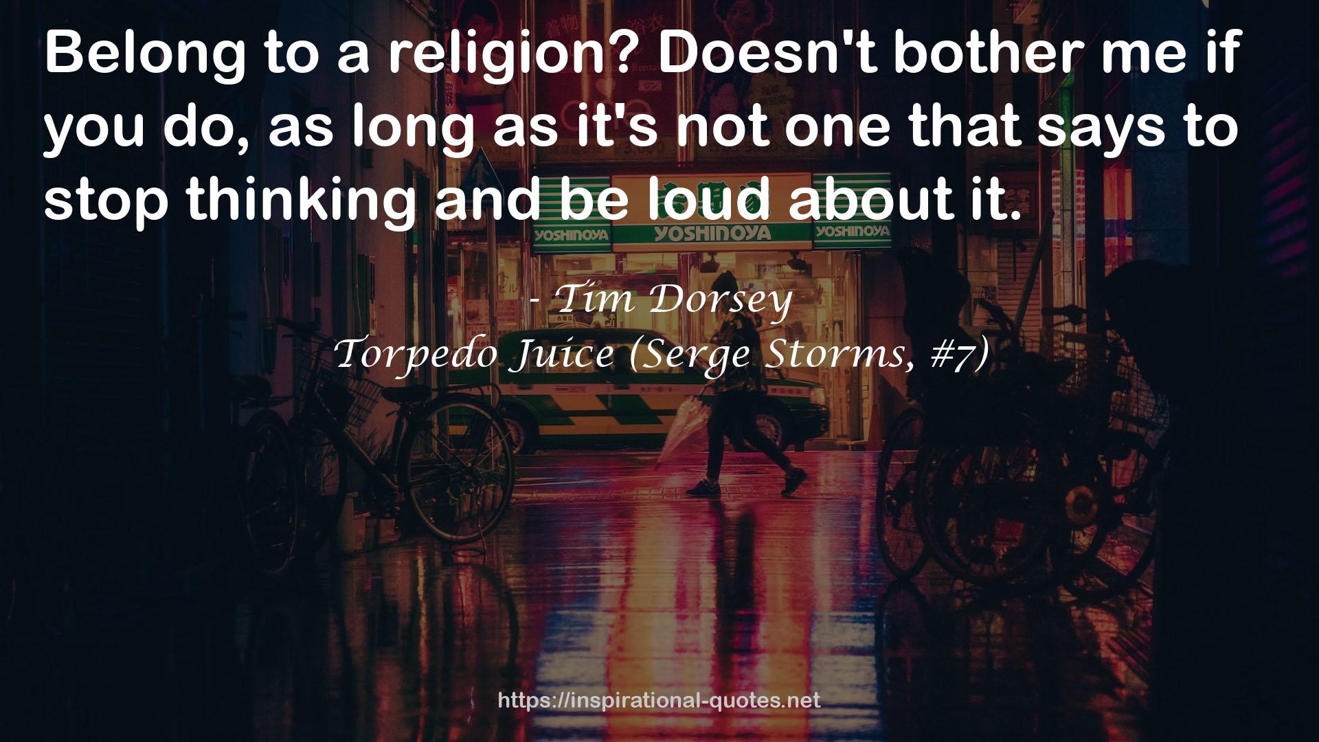 Torpedo Juice (Serge Storms, #7) QUOTES