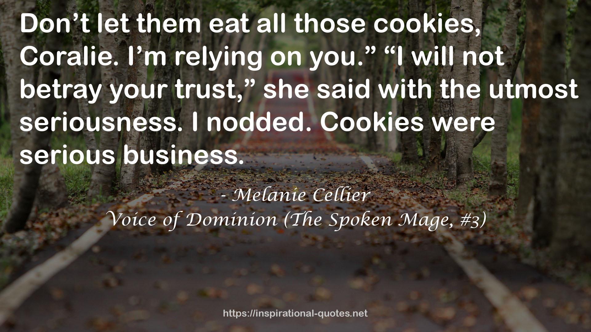 Voice of Dominion (The Spoken Mage, #3) QUOTES