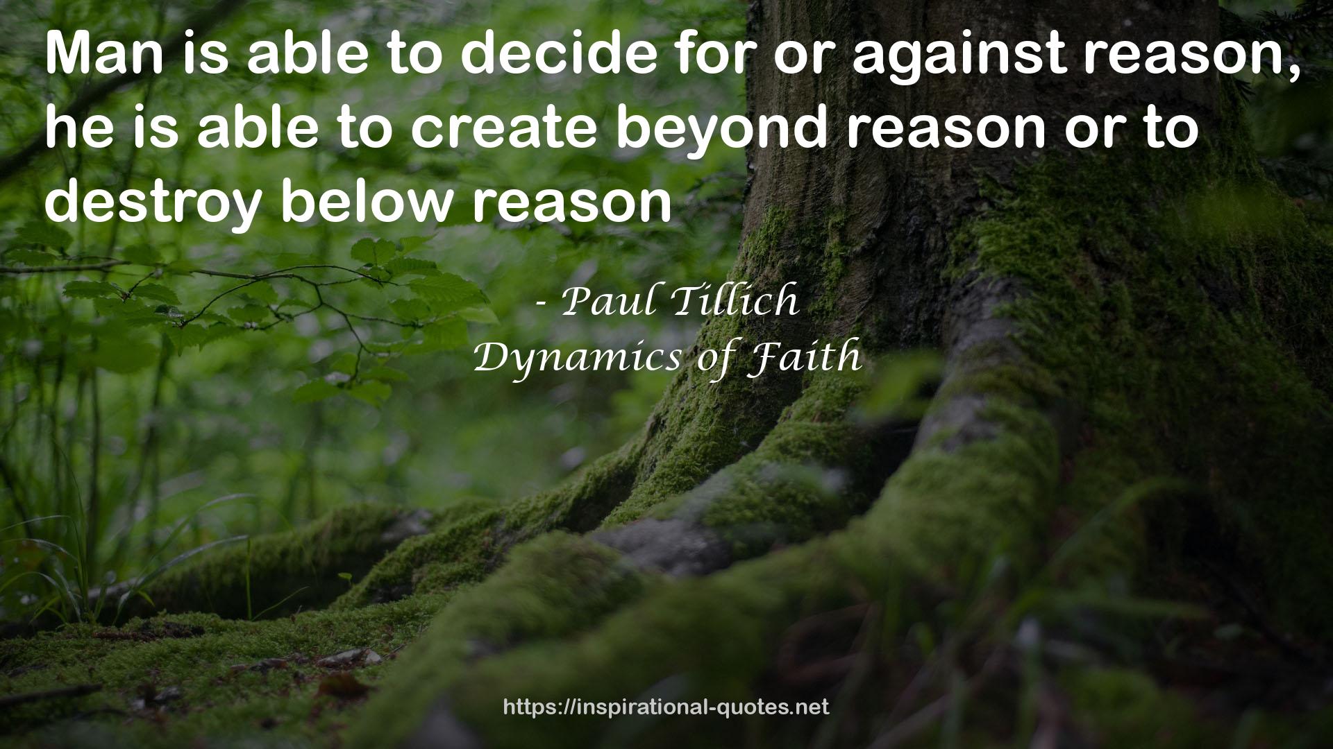 Dynamics of Faith QUOTES