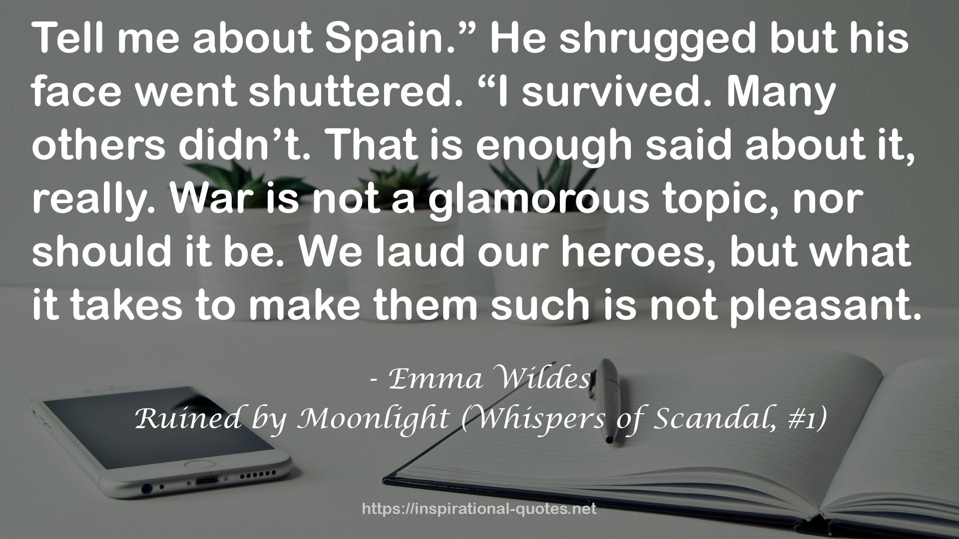 Ruined by Moonlight (Whispers of Scandal, #1) QUOTES