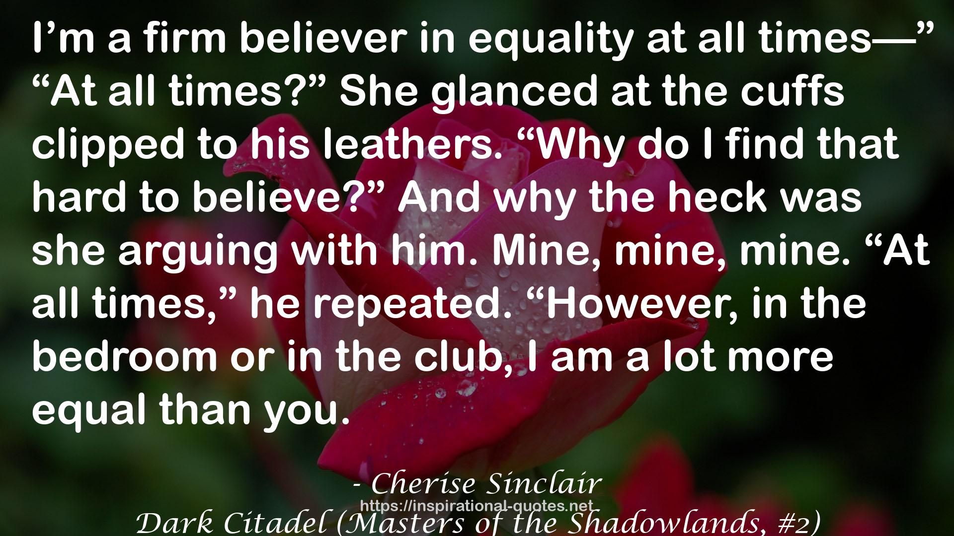 Cherise Sinclair QUOTES