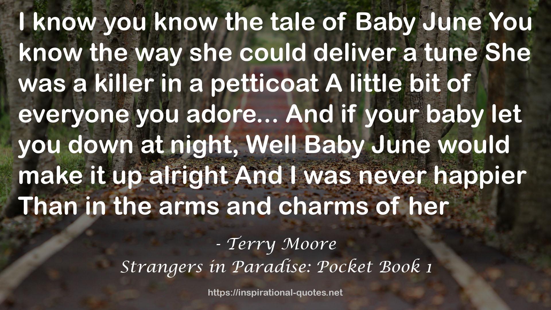 Strangers in Paradise: Pocket Book 1 QUOTES