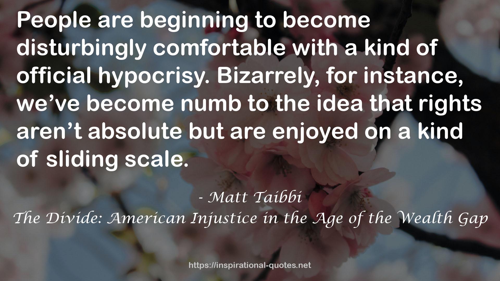 Matt Taibbi QUOTES