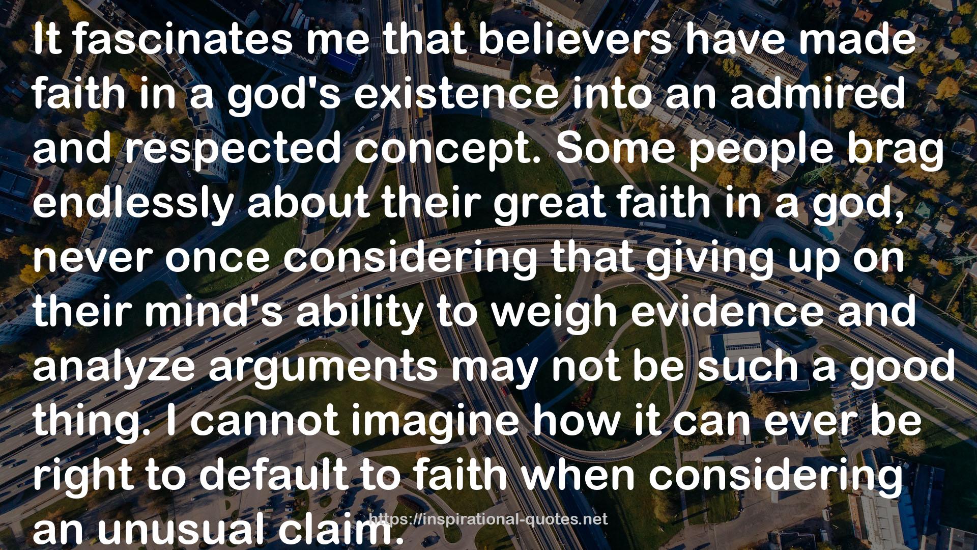 50 Reasons People Give for Believing in a God QUOTES