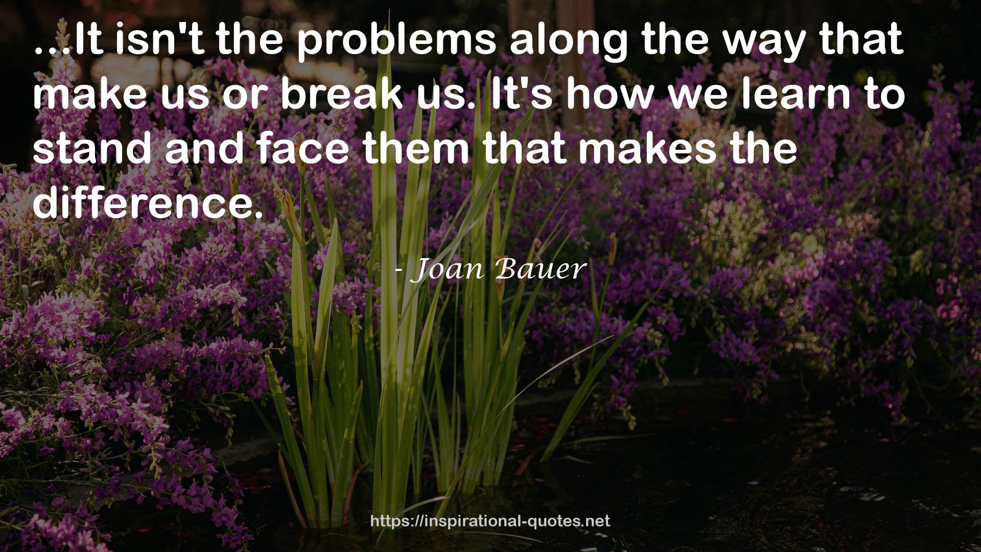 Joan Bauer QUOTES