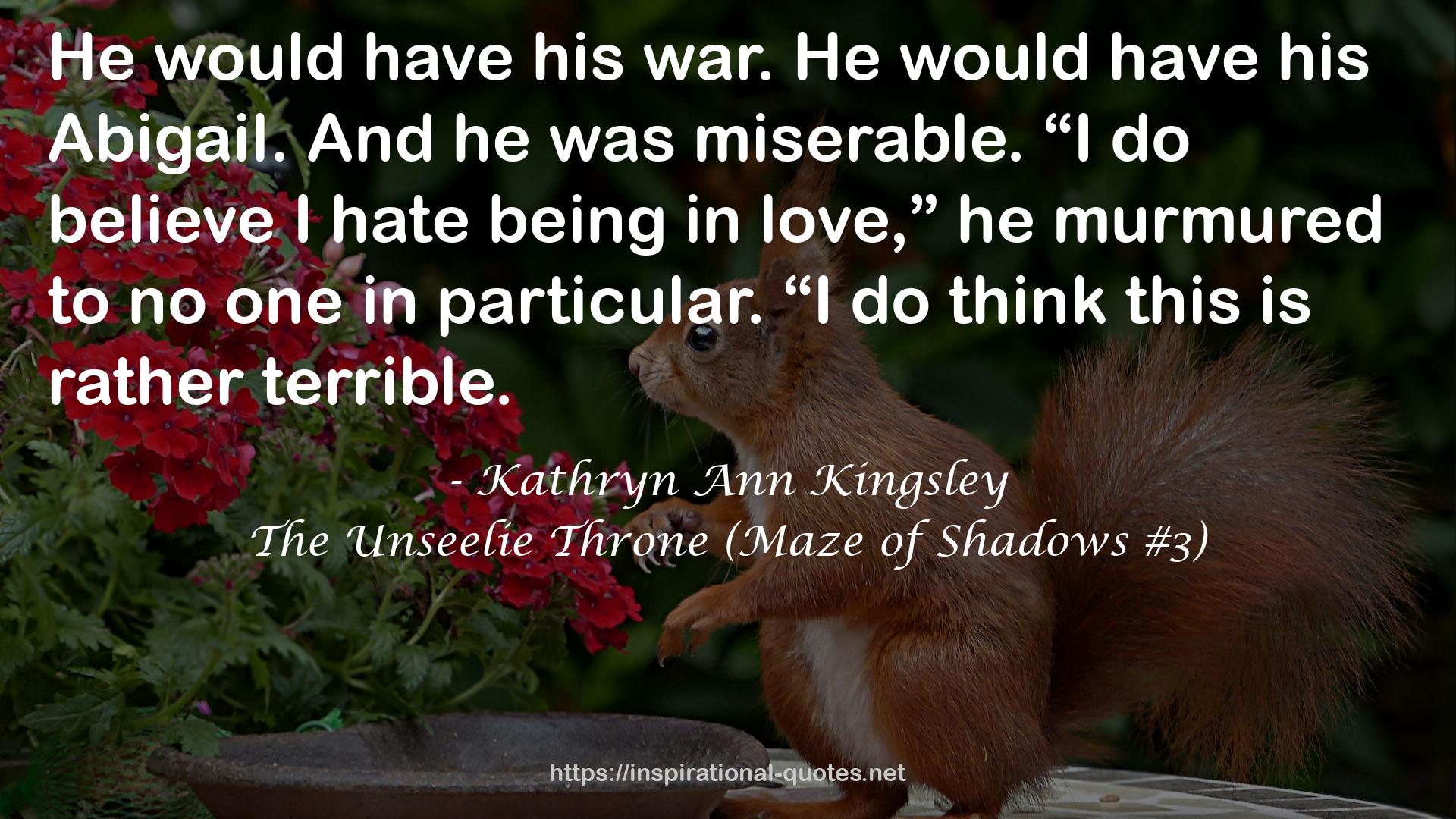 The Unseelie Throne (Maze of Shadows #3) QUOTES
