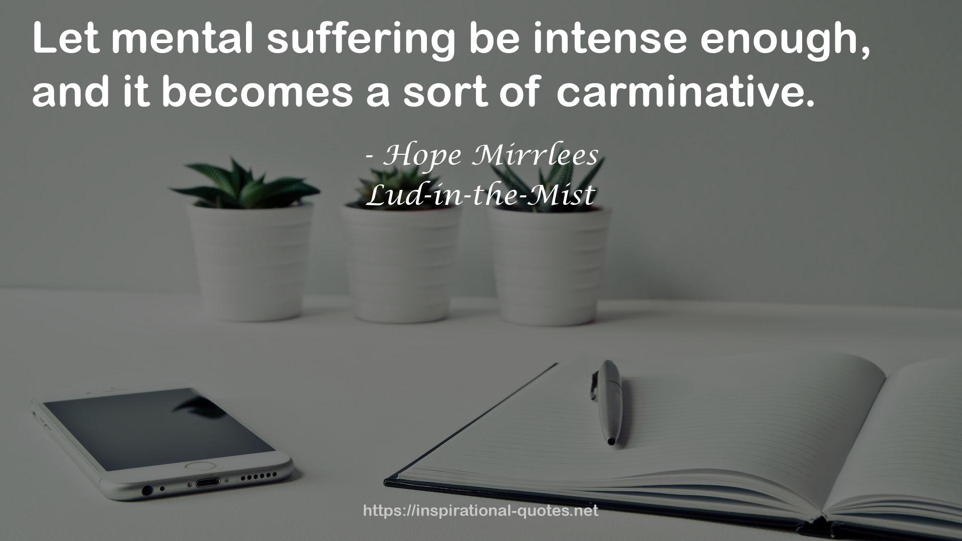 mental suffering  QUOTES