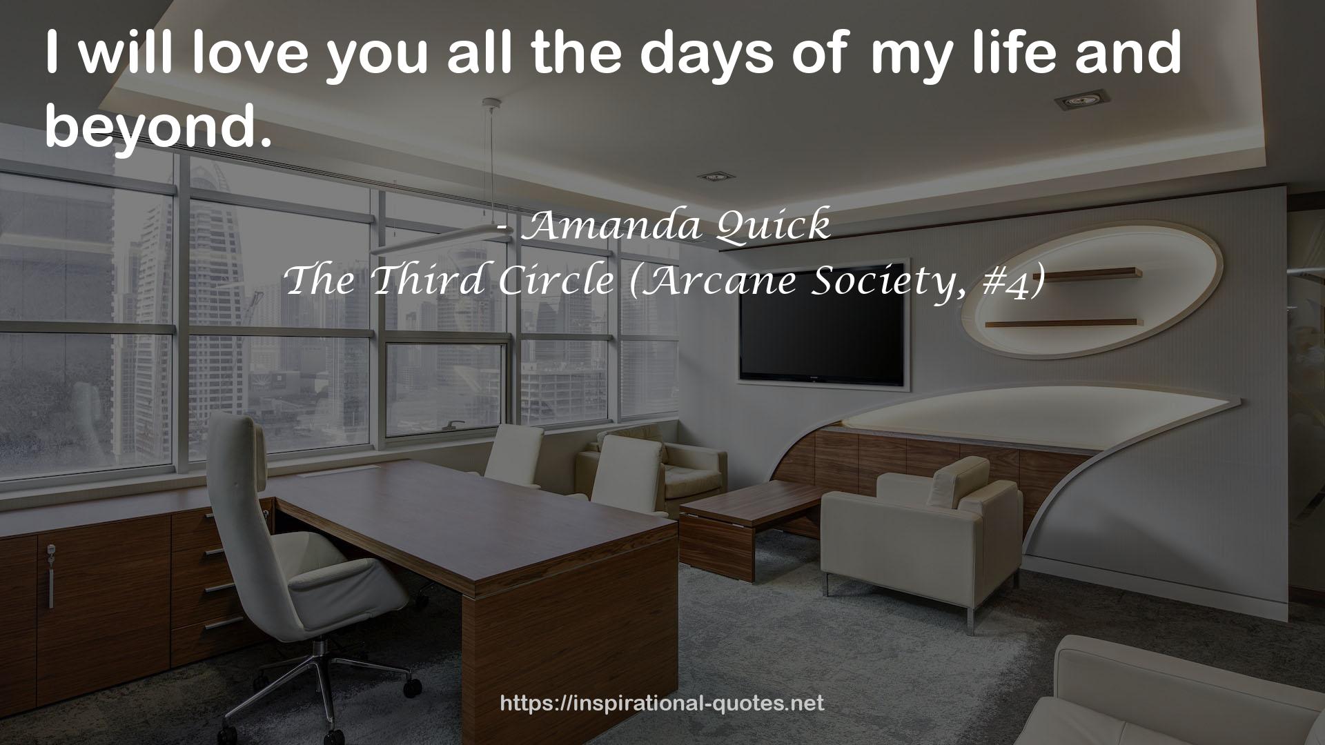 The Third Circle (Arcane Society, #4) QUOTES