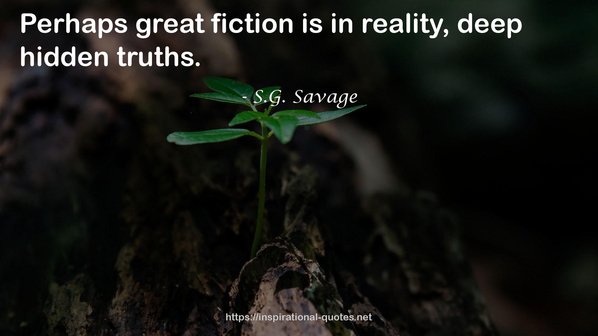 great fiction  QUOTES