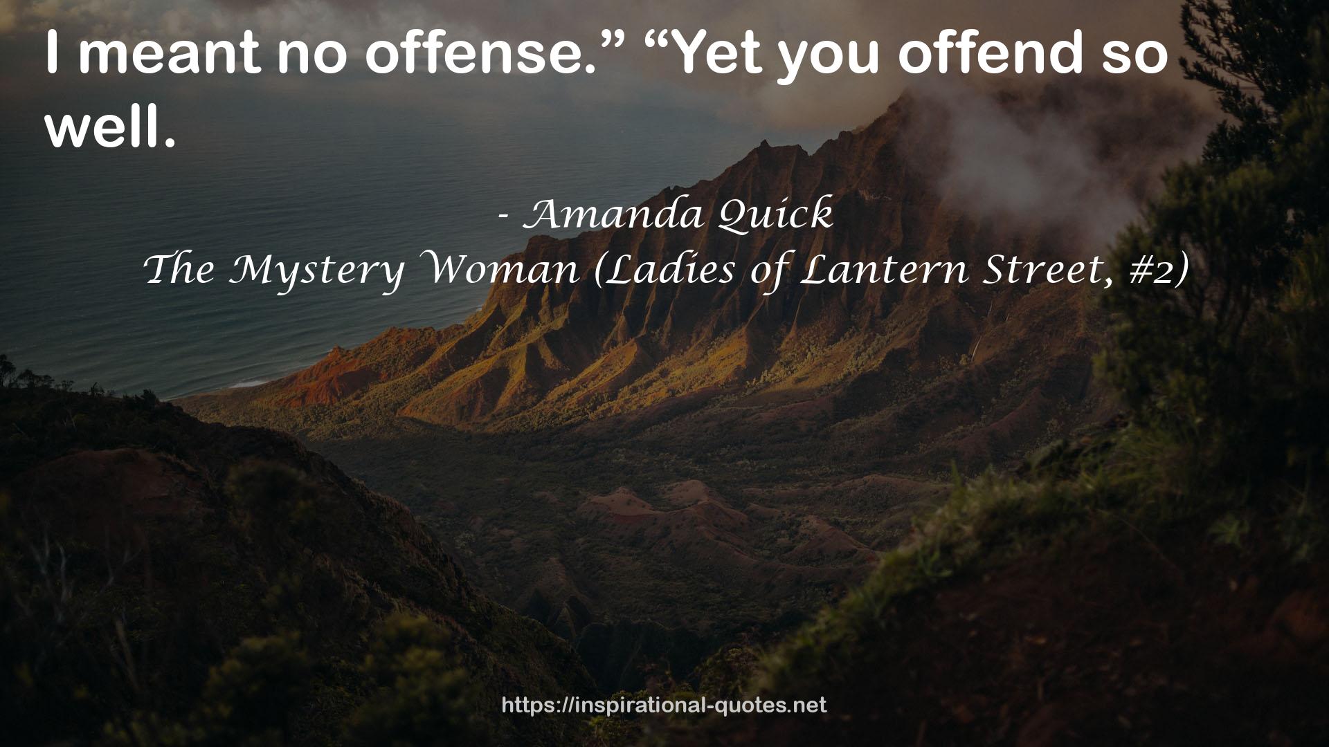 The Mystery Woman (Ladies of Lantern Street, #2) QUOTES