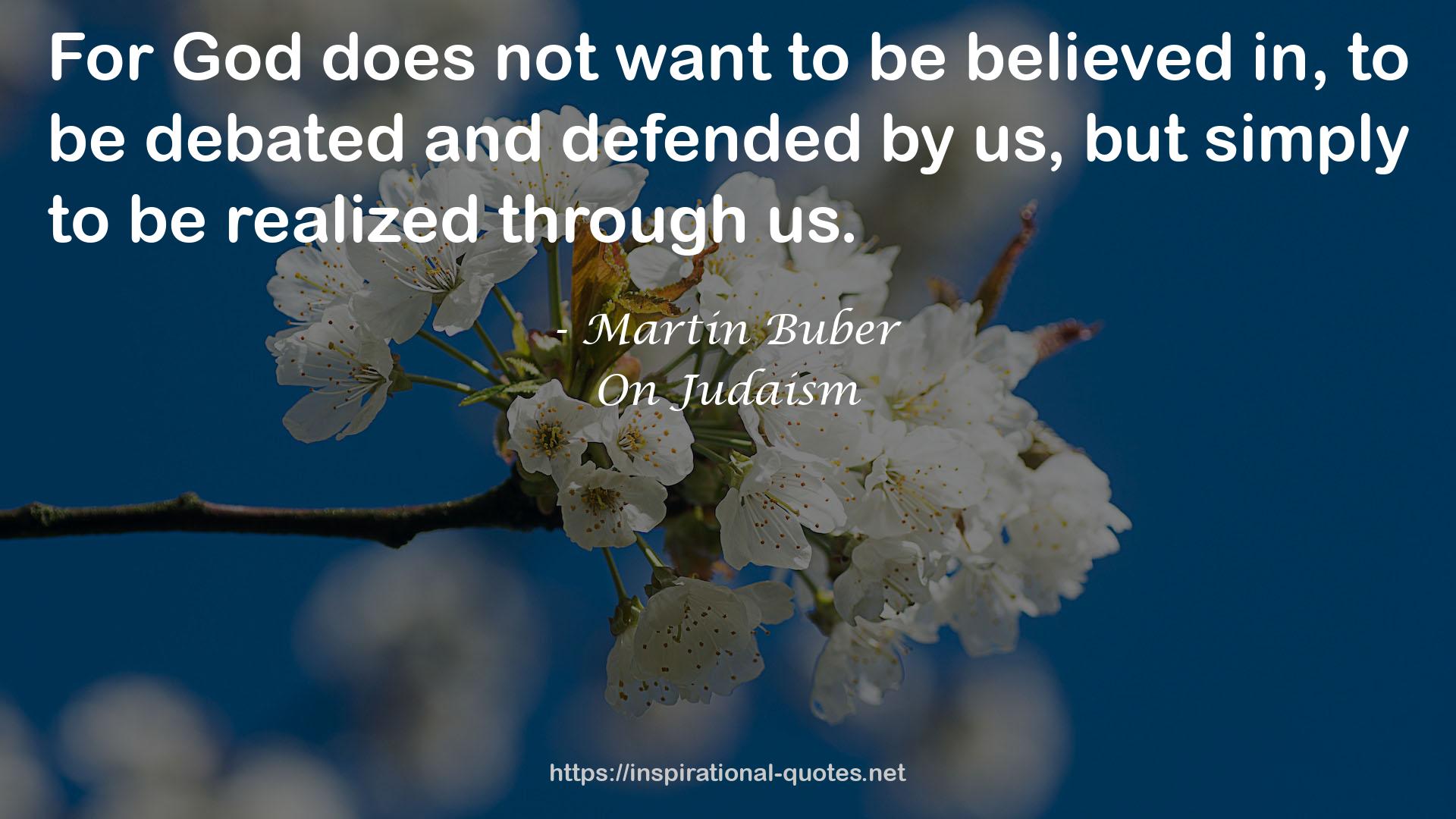 On Judaism QUOTES
