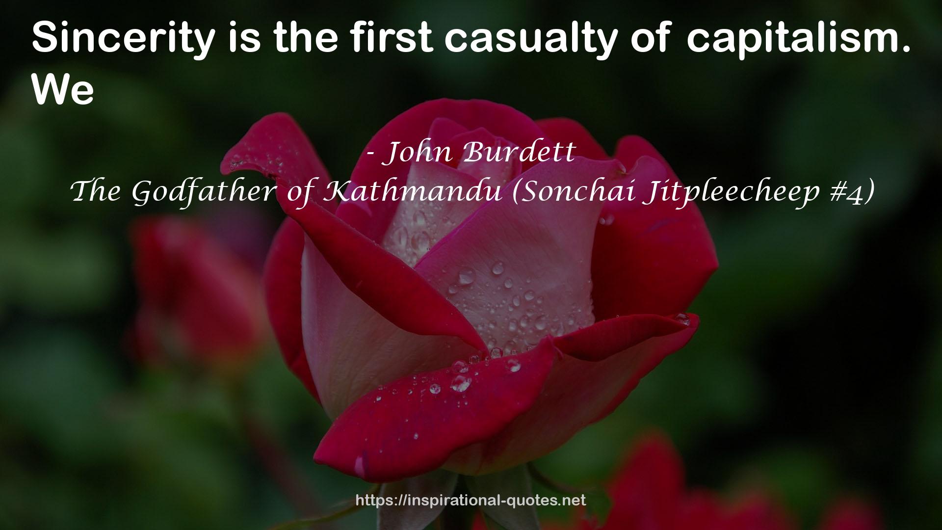 The Godfather of Kathmandu (Sonchai Jitpleecheep #4) QUOTES