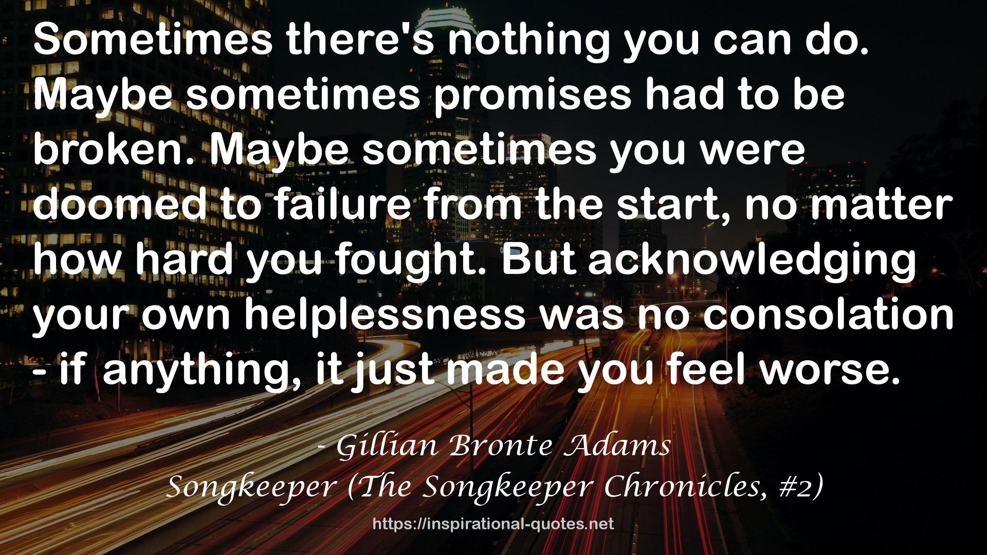 Songkeeper (The Songkeeper Chronicles, #2) QUOTES