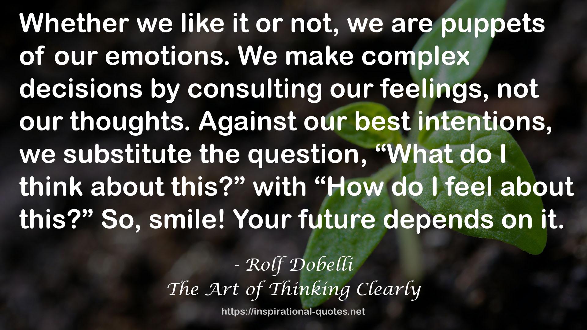 Rolf Dobelli QUOTES