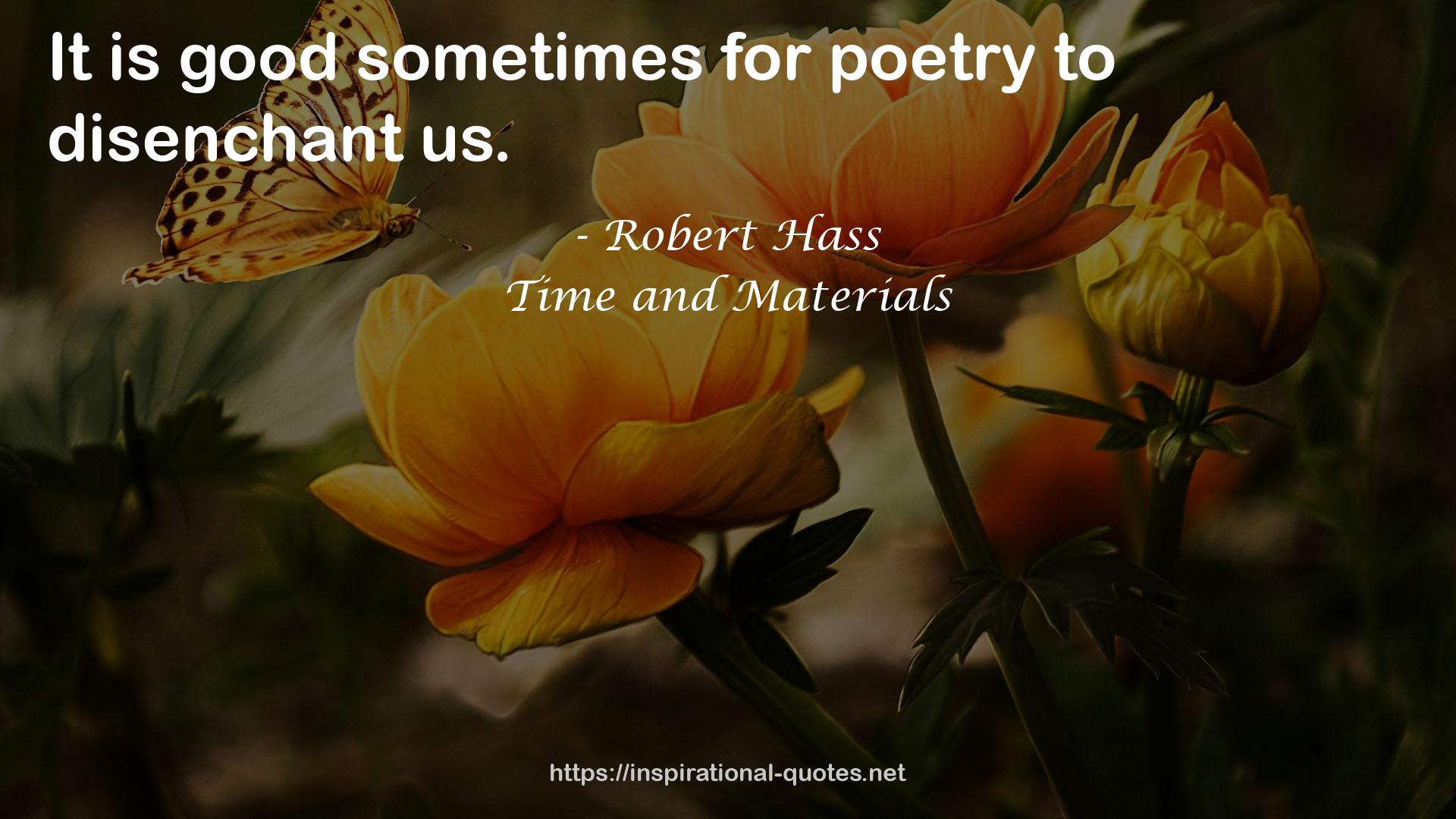 Time and Materials QUOTES