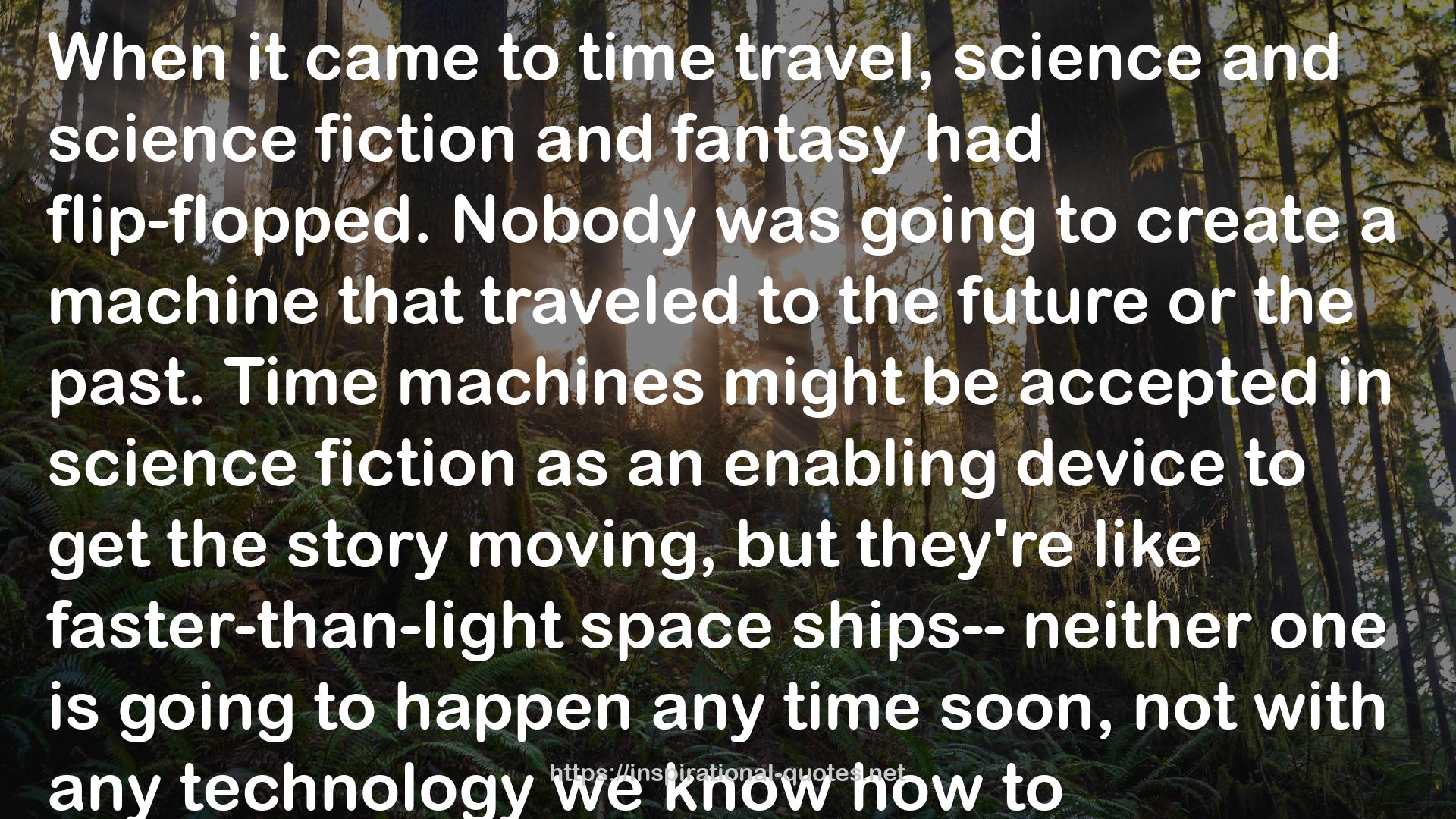 Time machines  QUOTES