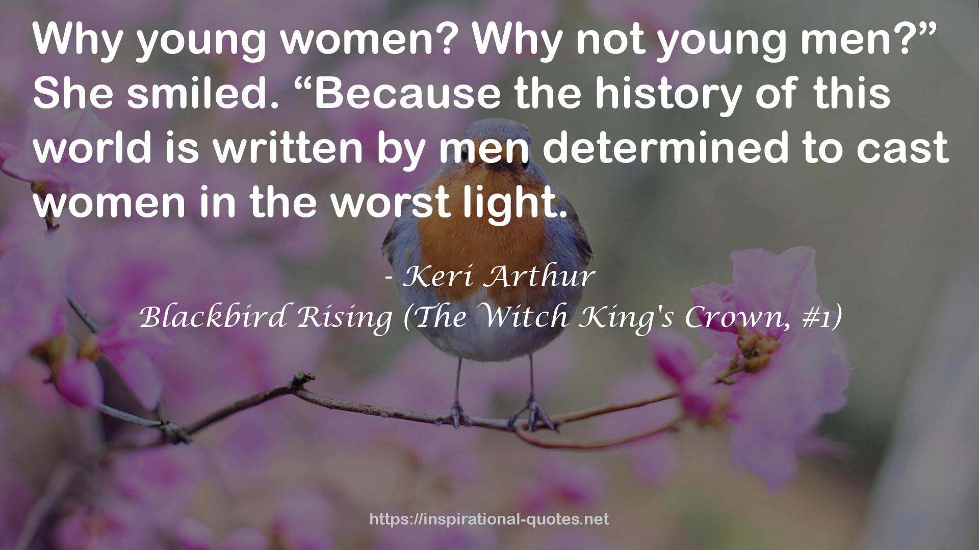 Blackbird Rising (The Witch King's Crown, #1) QUOTES