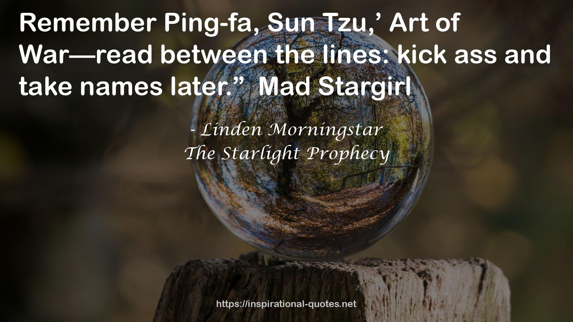 The Starlight Prophecy QUOTES