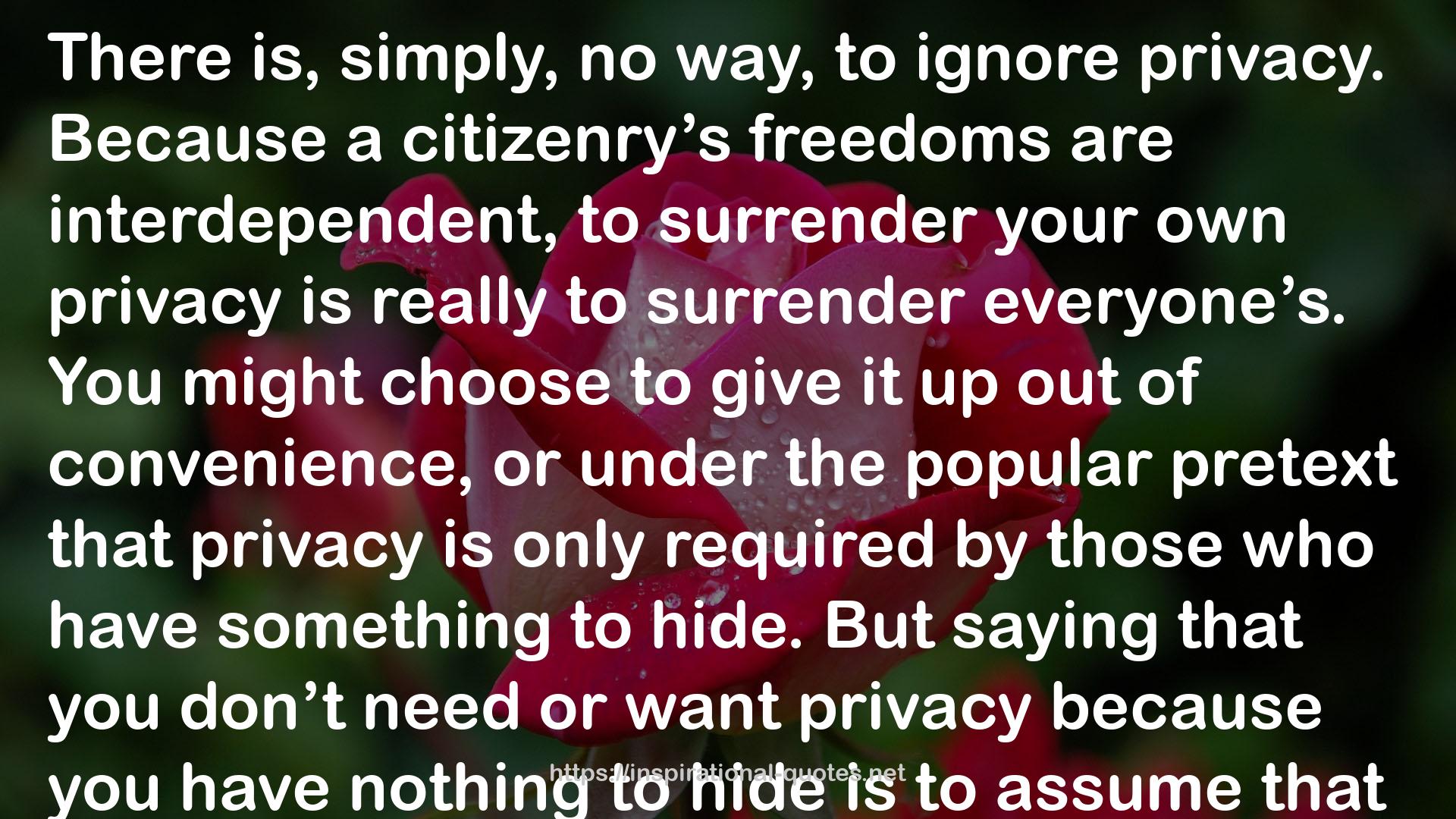 Edward Snowden QUOTES