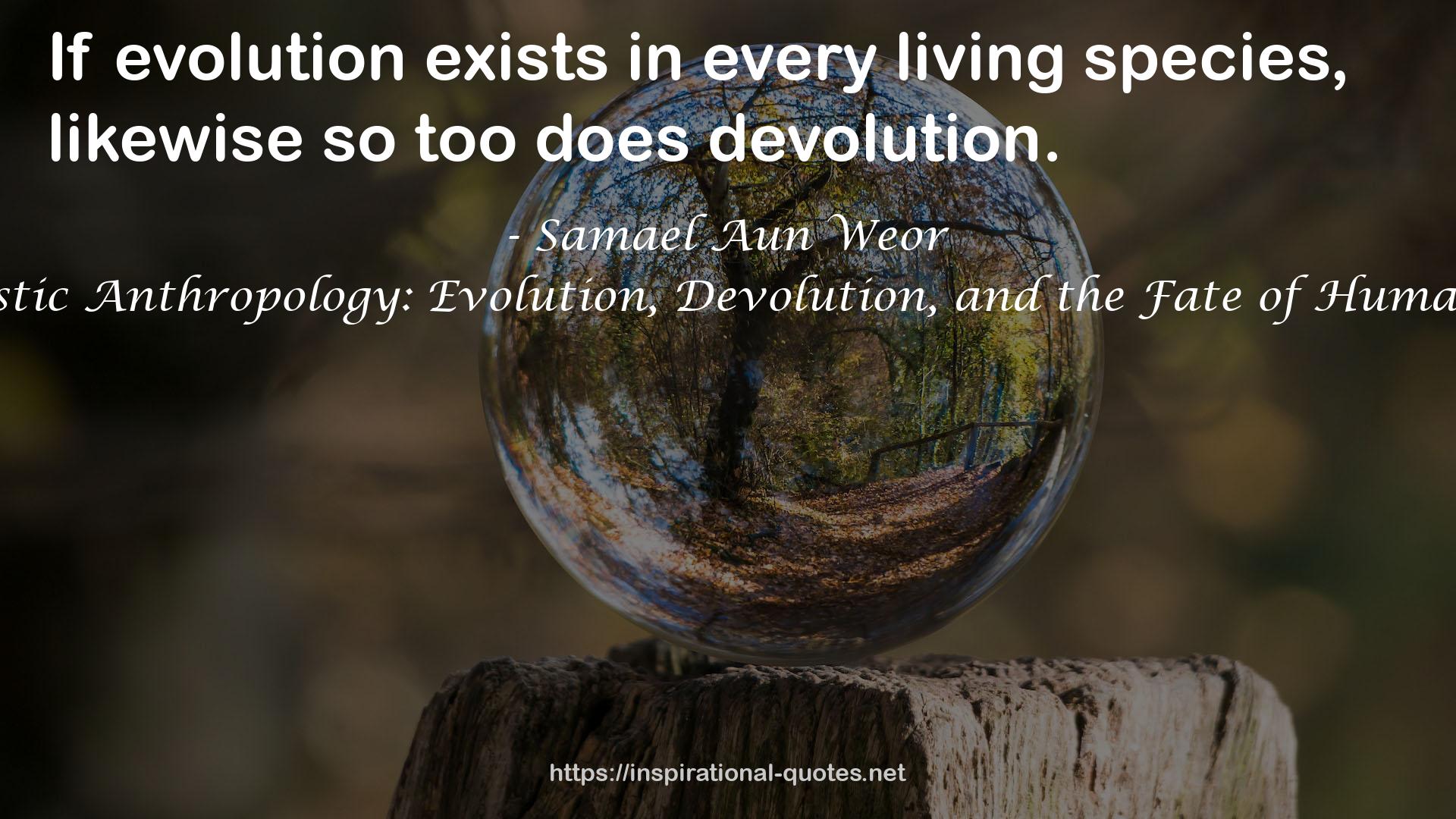 Gnostic Anthropology: Evolution, Devolution, and the Fate of Humanity QUOTES