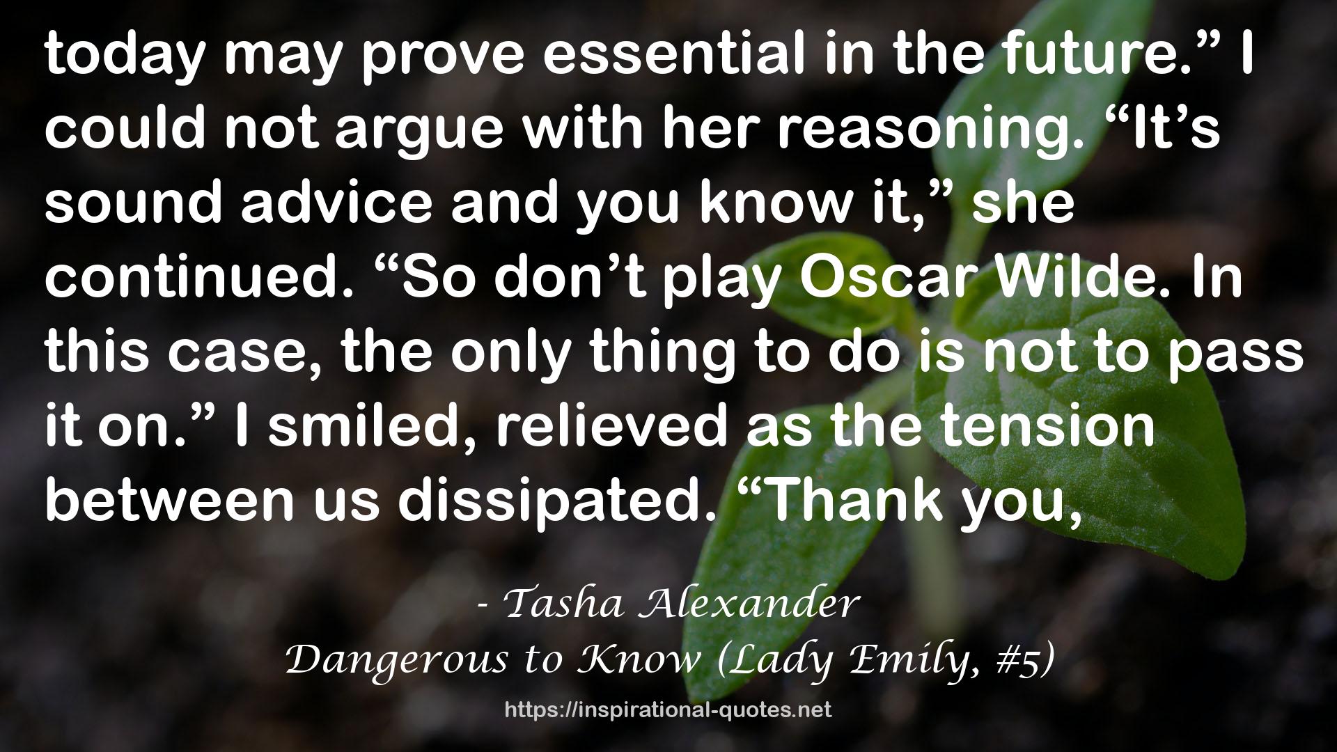 Tasha Alexander QUOTES