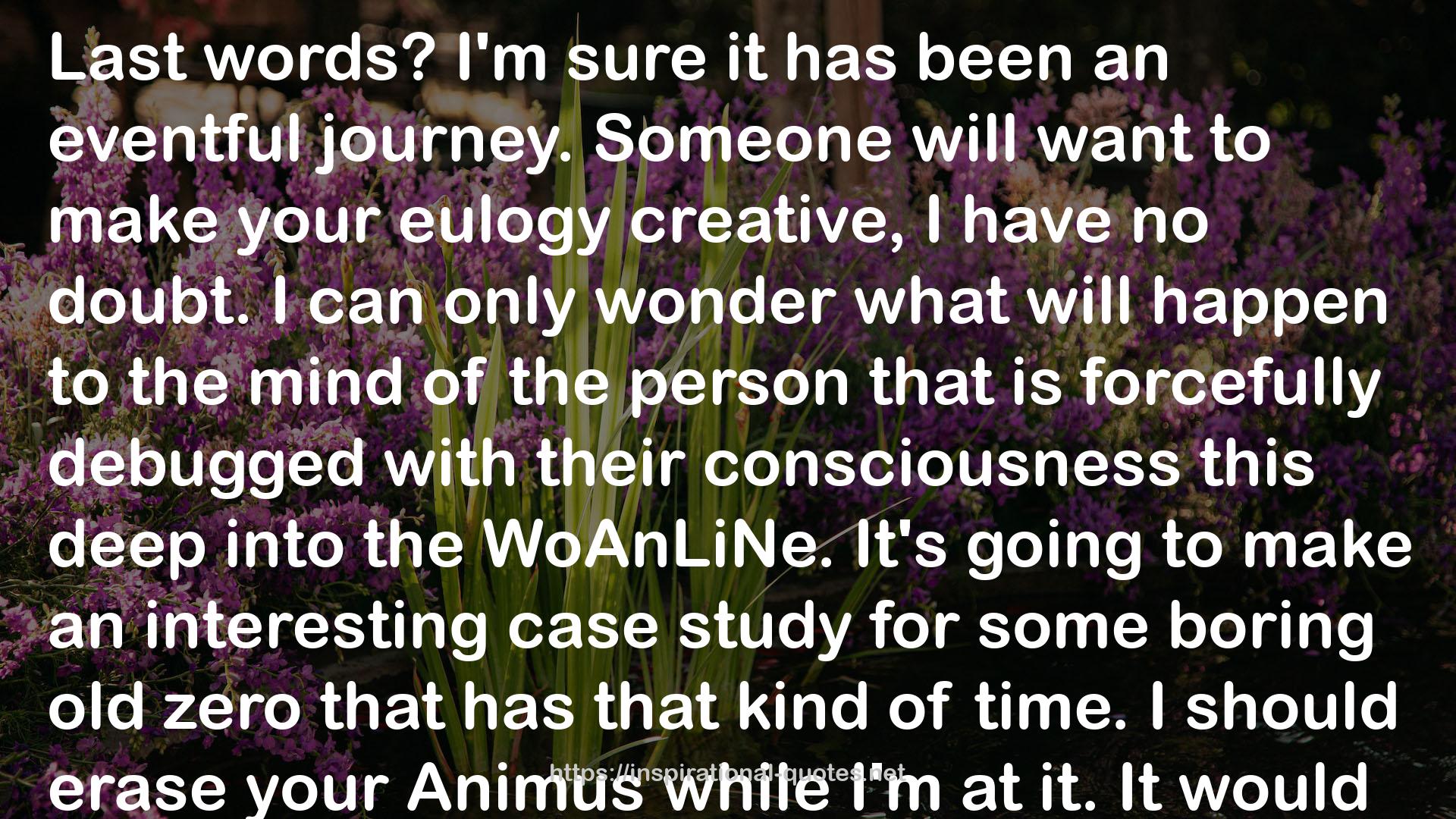 animus  QUOTES