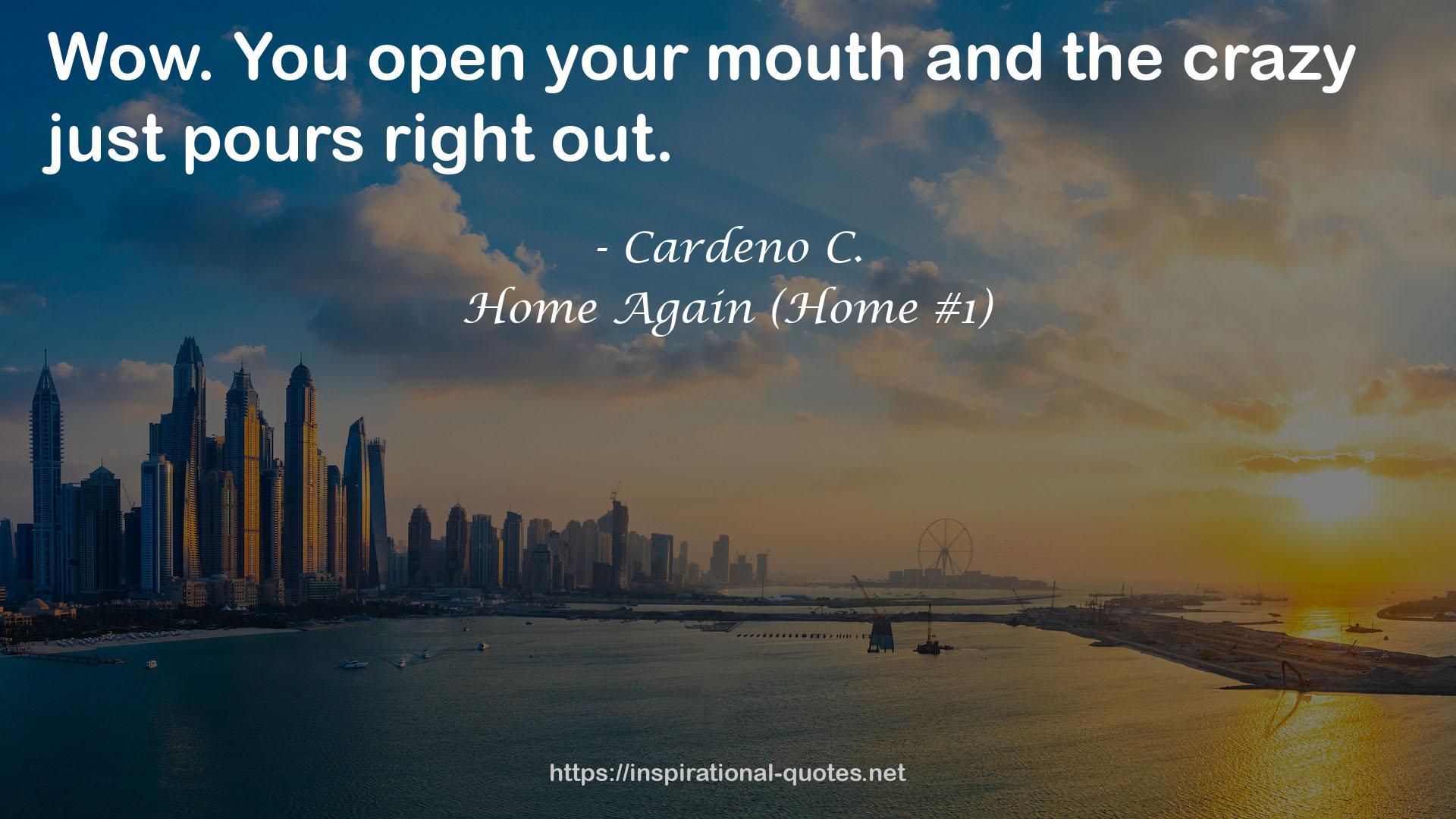 Home Again (Home #1) QUOTES