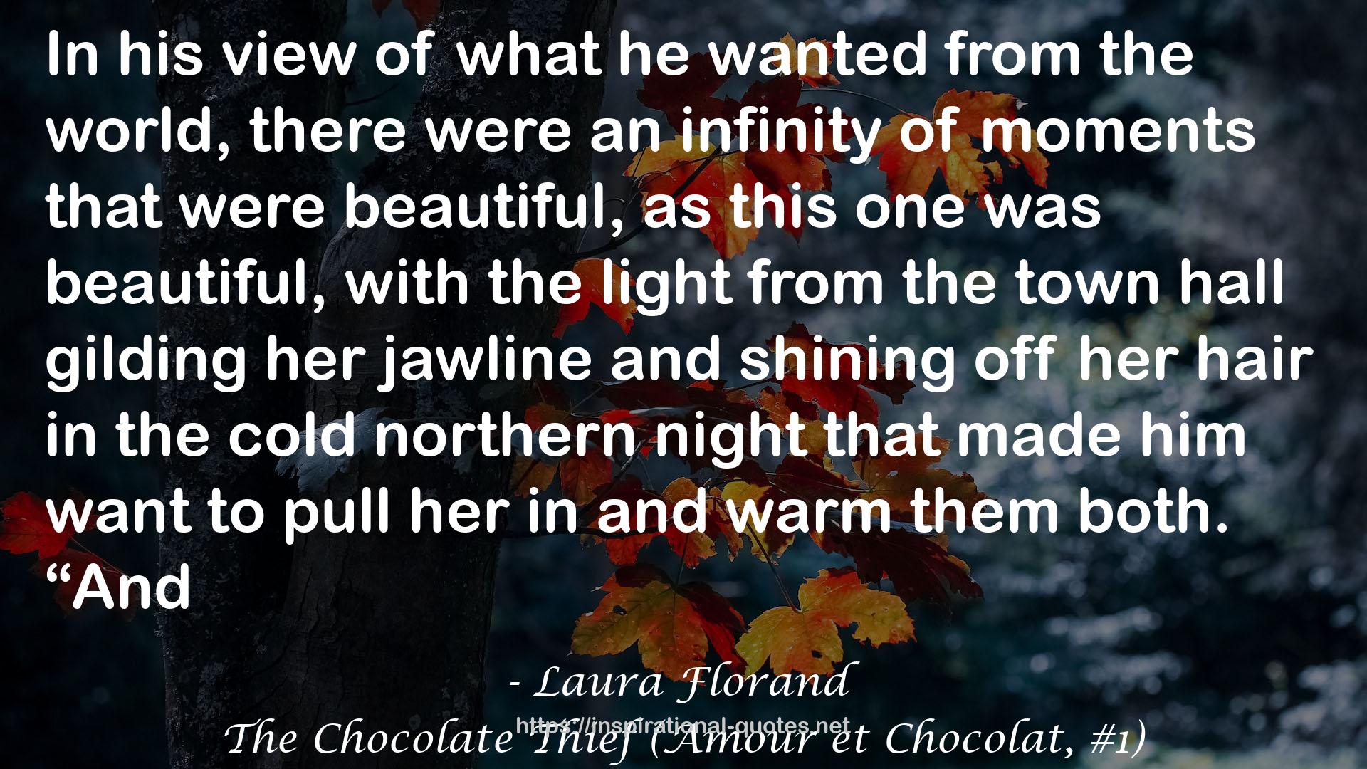 The Chocolate Thief (Amour et Chocolat, #1) QUOTES