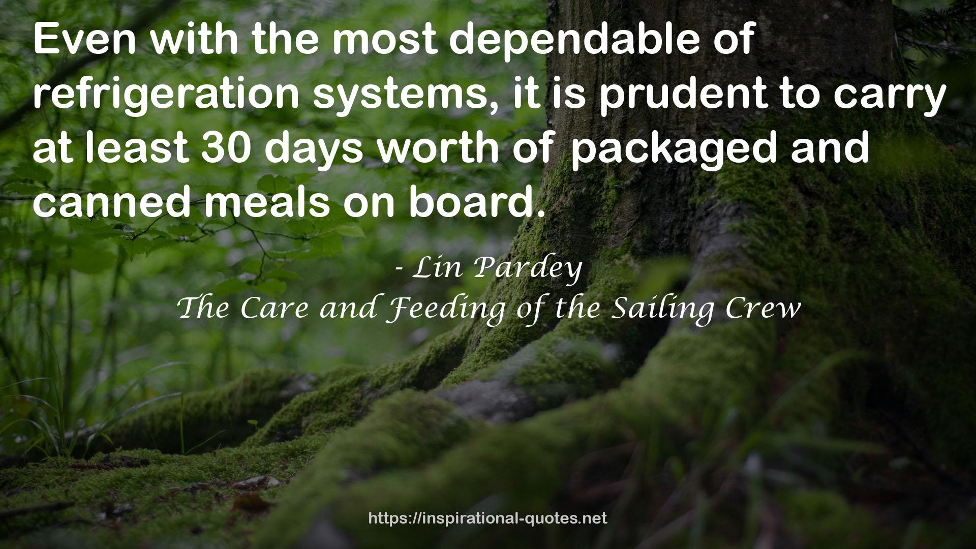 The Care and Feeding of the Sailing Crew QUOTES