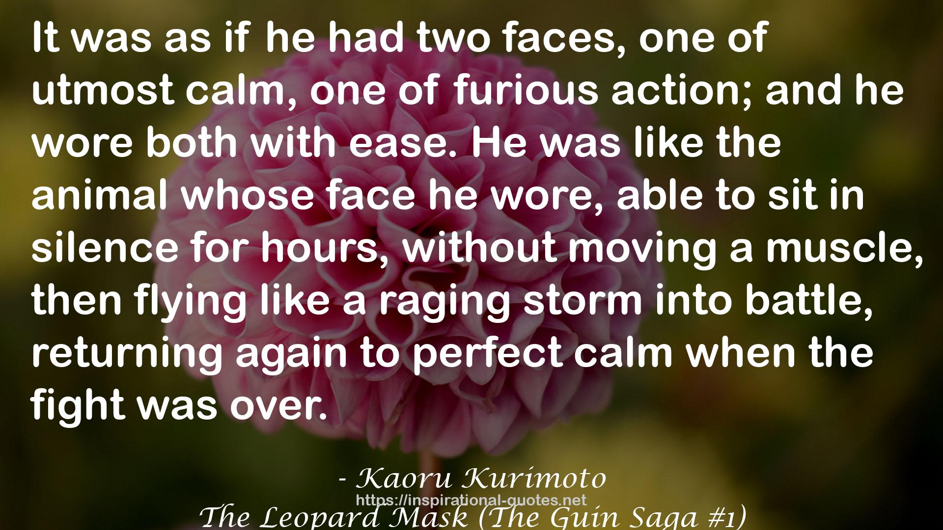 The Leopard Mask (The Guin Saga #1) QUOTES