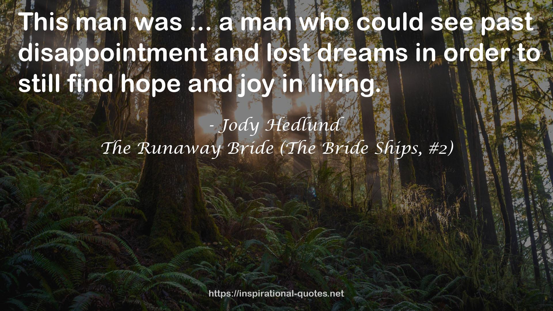 The Runaway Bride (The Bride Ships, #2) QUOTES