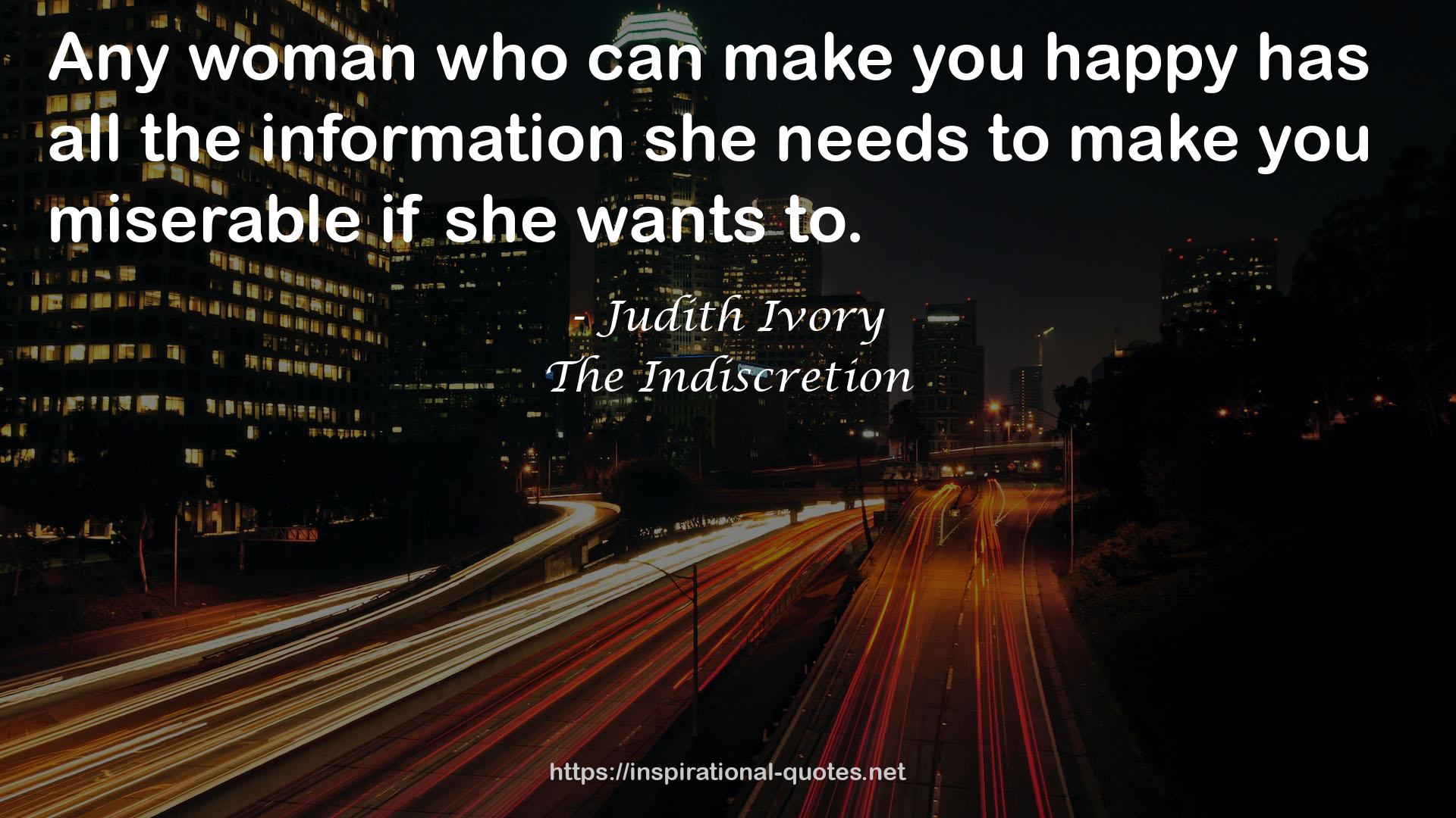 The Indiscretion QUOTES