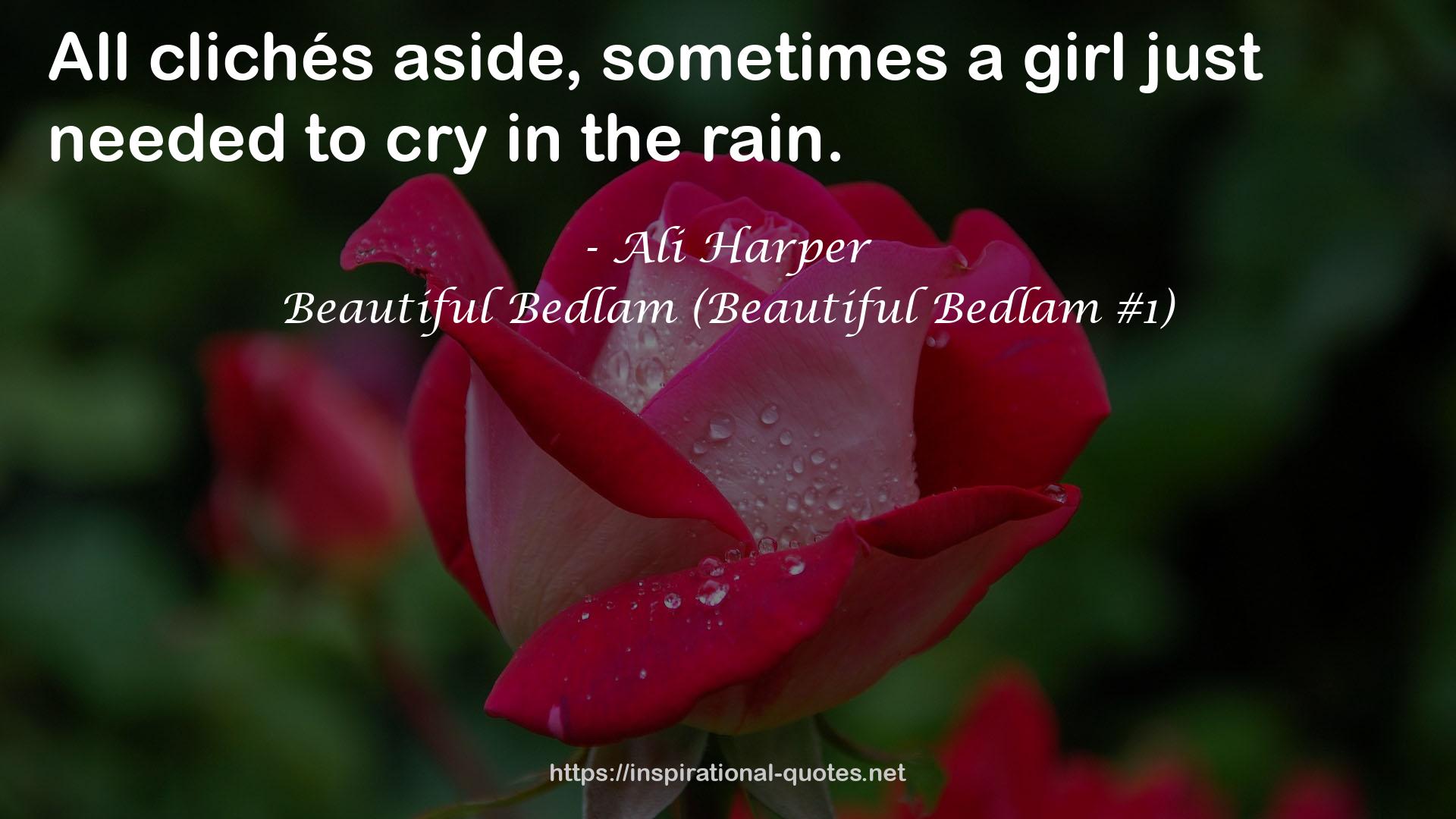 Beautiful Bedlam (Beautiful Bedlam #1) QUOTES