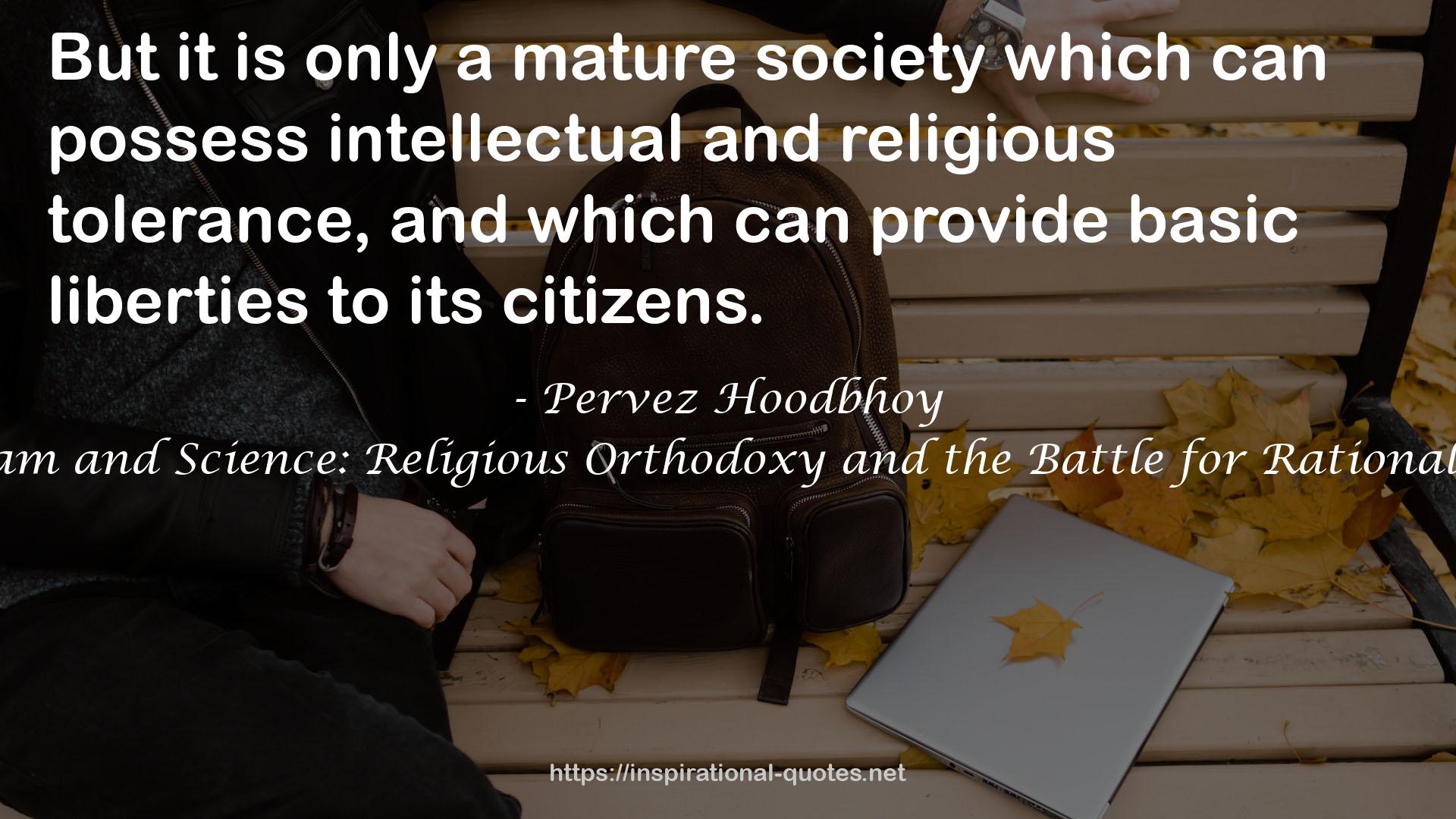 Pervez Hoodbhoy QUOTES