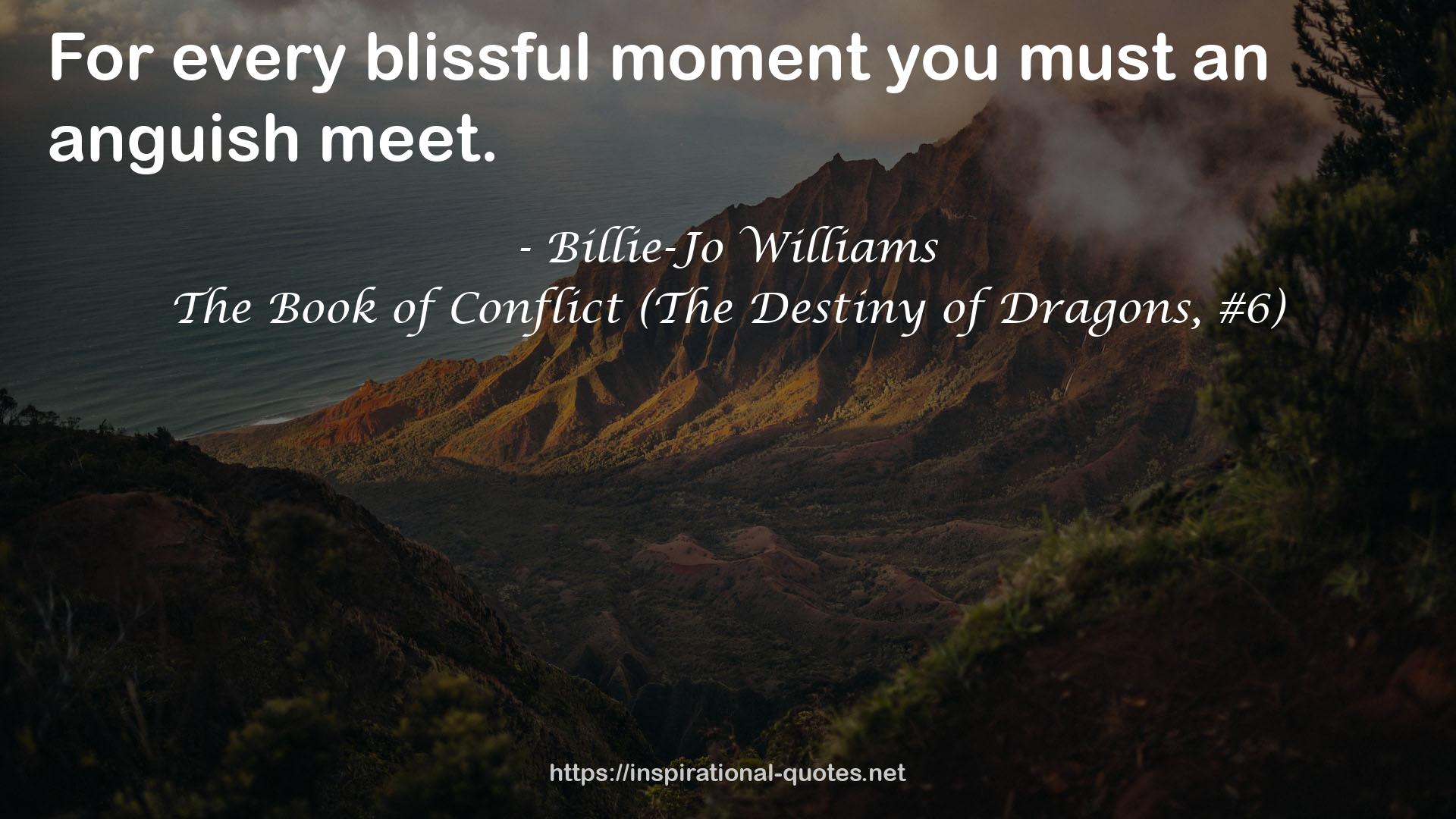 The Book of Conflict (The Destiny of Dragons, #6) QUOTES