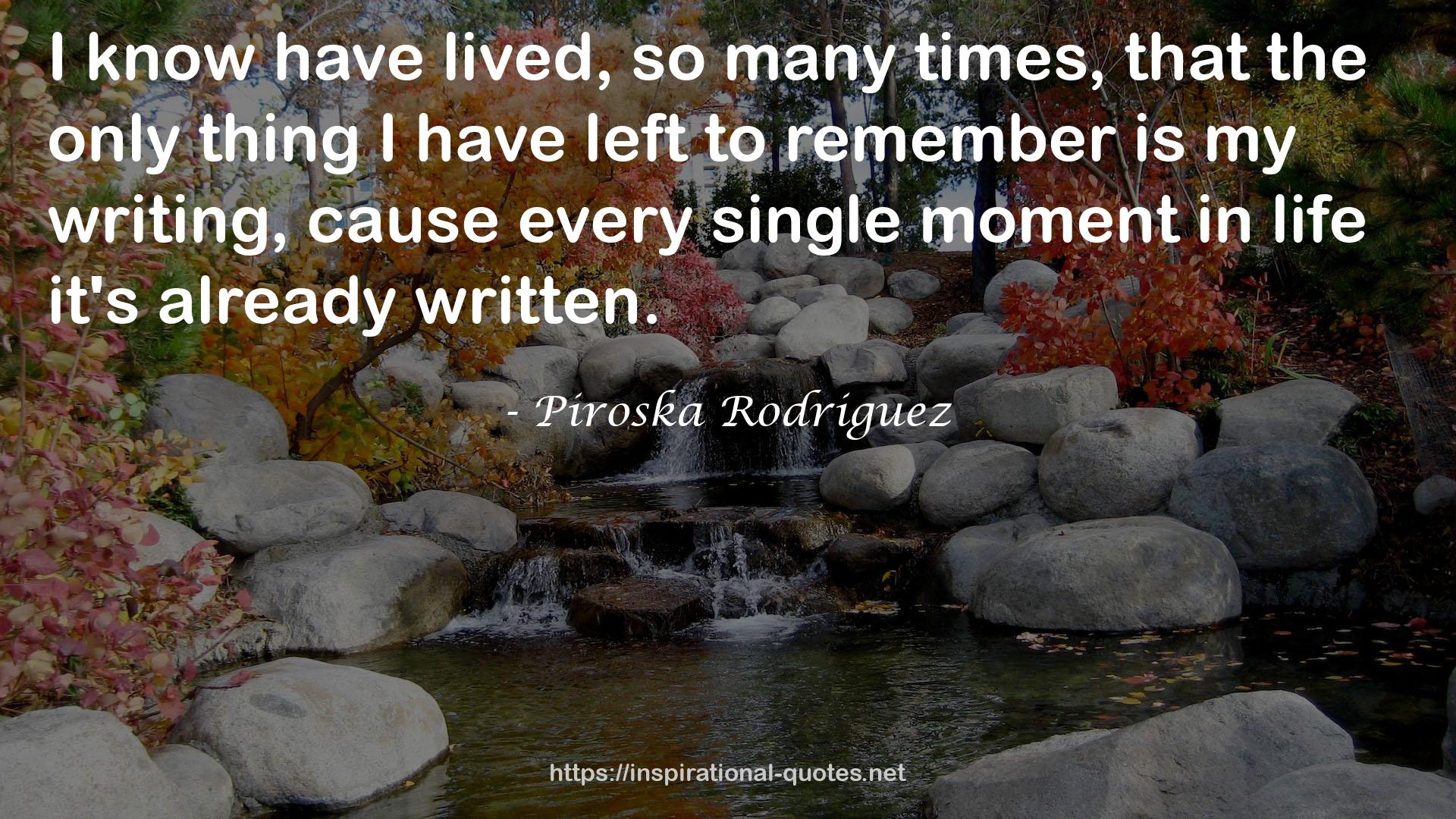 Piroska Rodriguez QUOTES