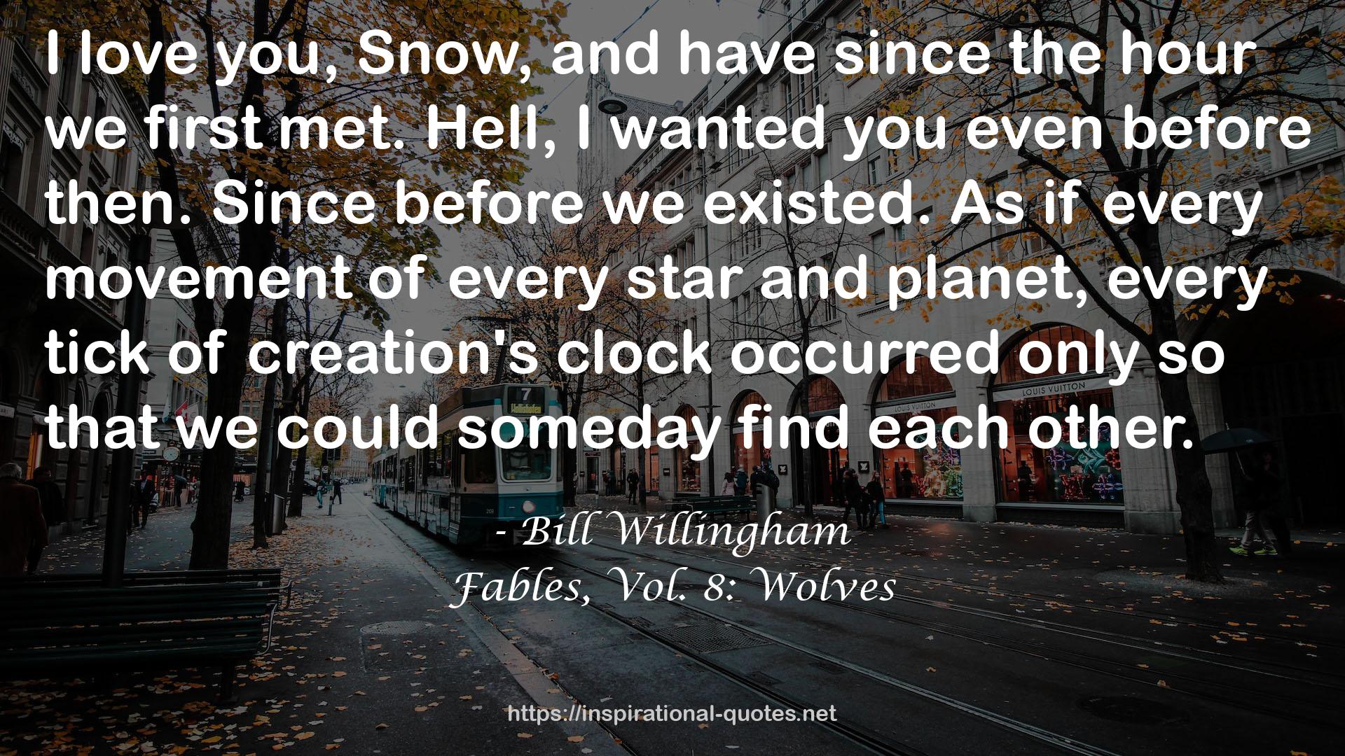 Fables, Vol. 8: Wolves QUOTES