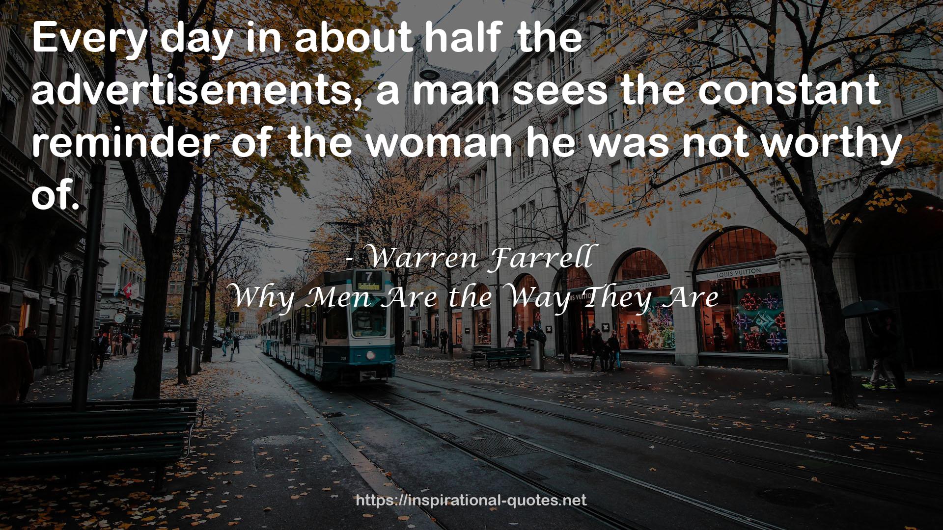 Why Men Are the Way They Are QUOTES
