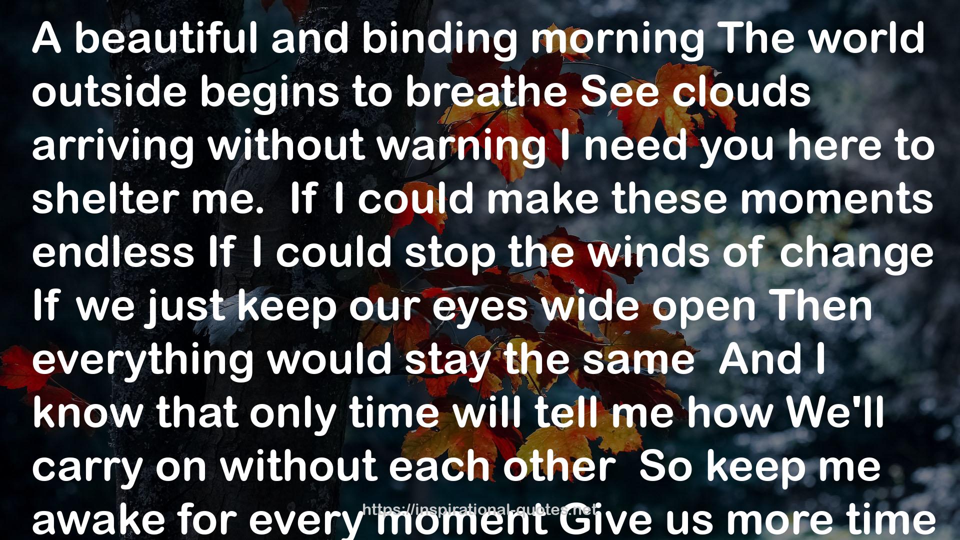 Josh Groban: Awake QUOTES