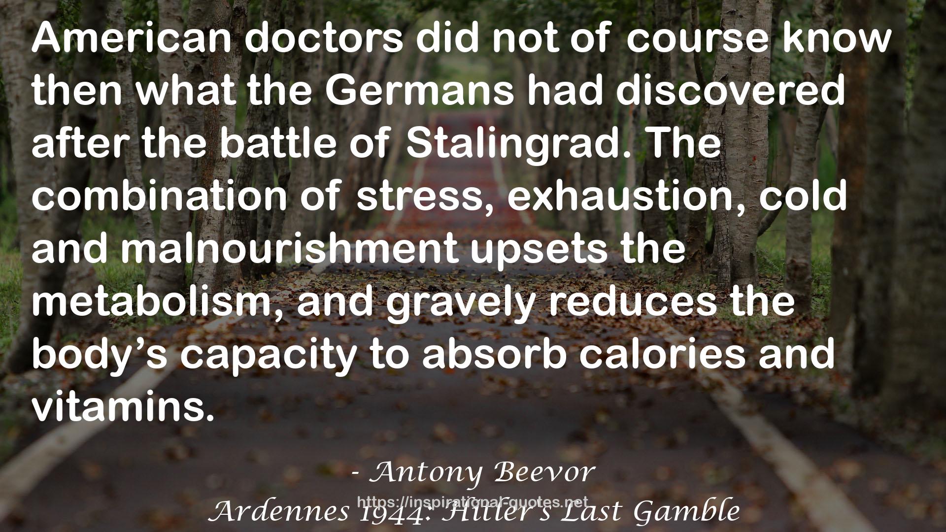 Ardennes 1944: Hitler's Last Gamble QUOTES