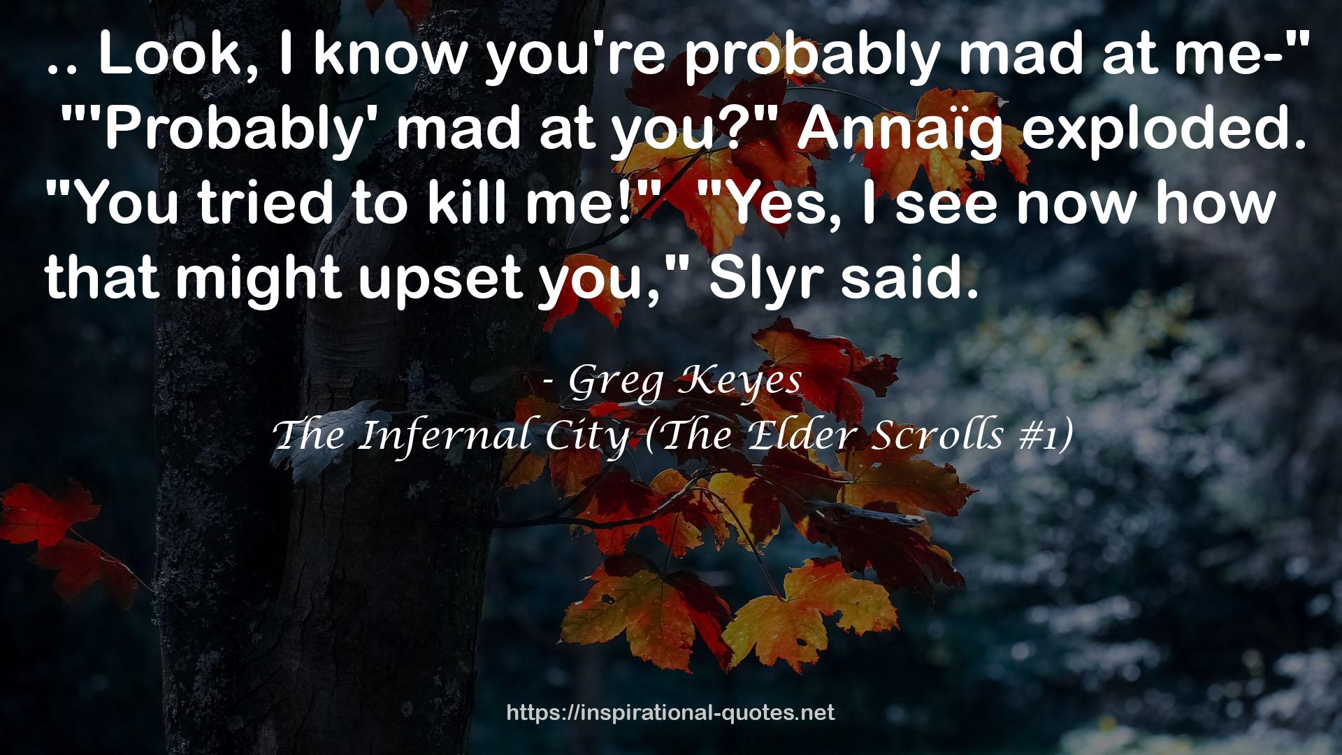 The Infernal City (The Elder Scrolls #1) QUOTES