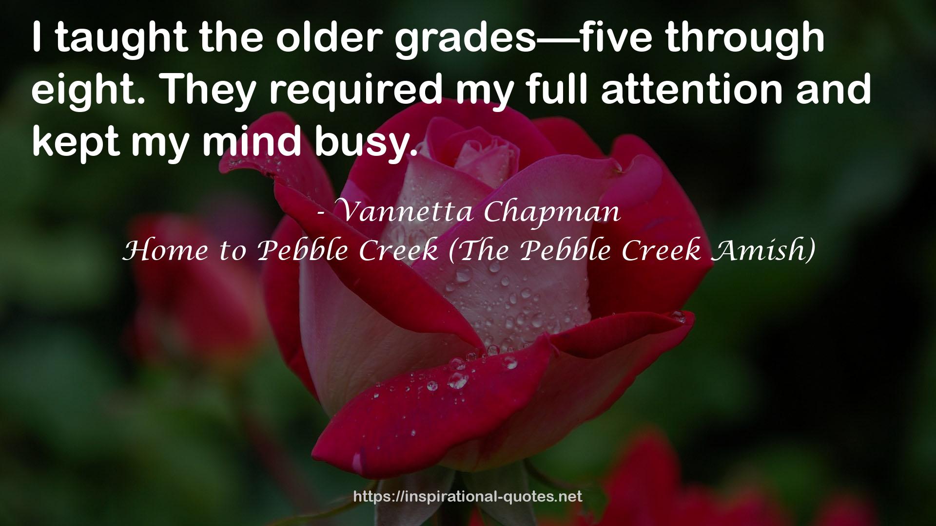 Home to Pebble Creek (The Pebble Creek Amish) QUOTES