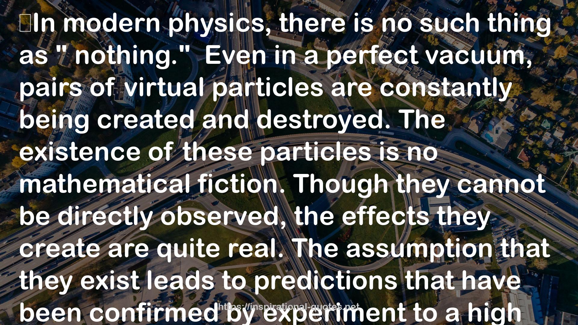 virtual particles  QUOTES