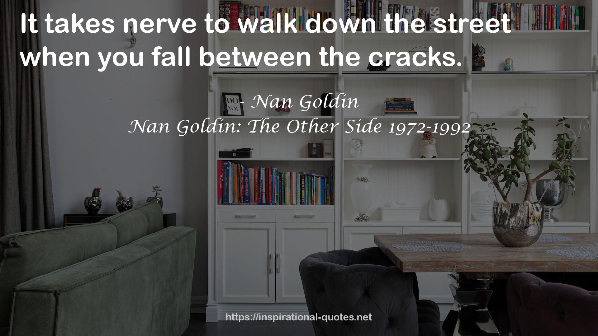 Nan Goldin: The Other Side 1972-1992 QUOTES