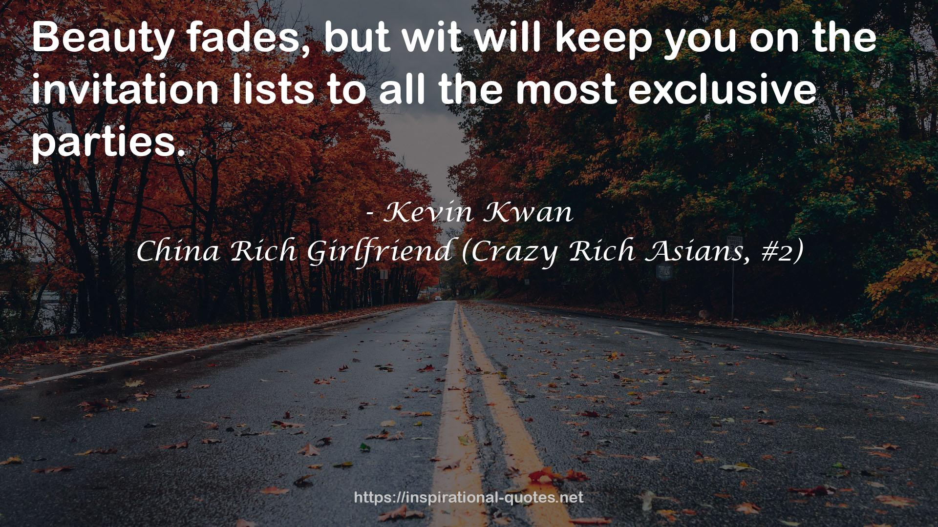 China Rich Girlfriend (Crazy Rich Asians, #2) QUOTES